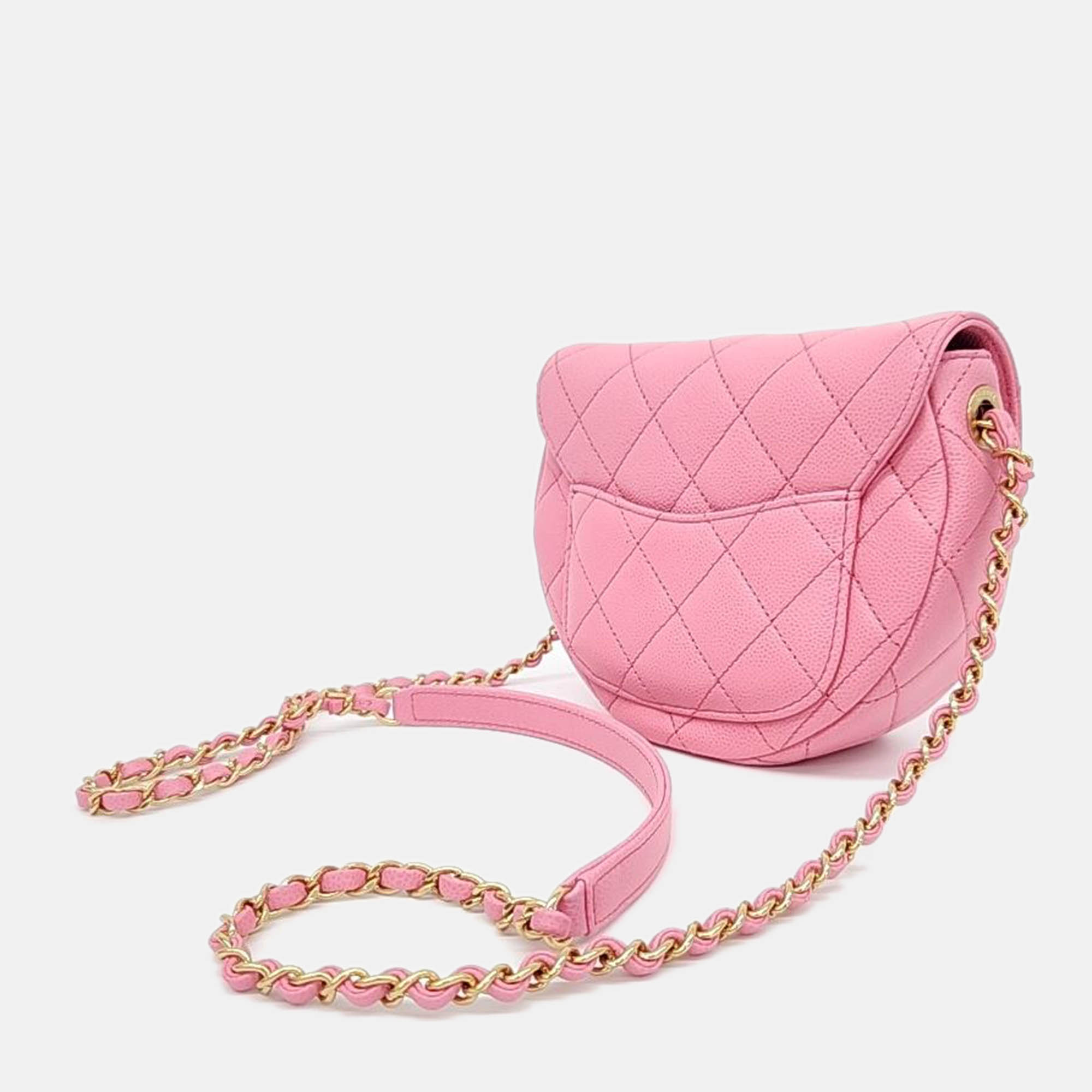 

Chanel Pink Caviar Cross Bag