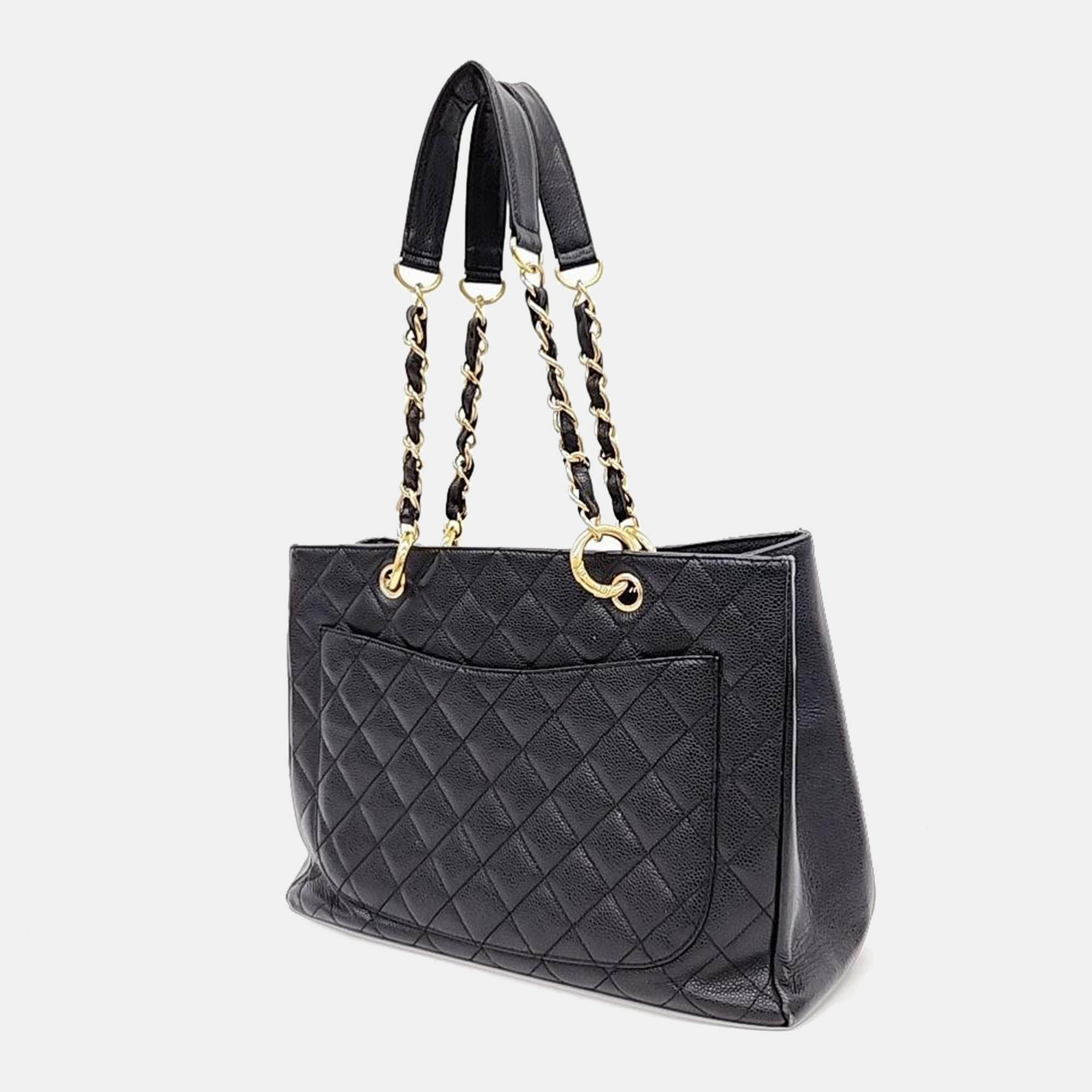 

Chanel Black Caviar Grand Shopping bag