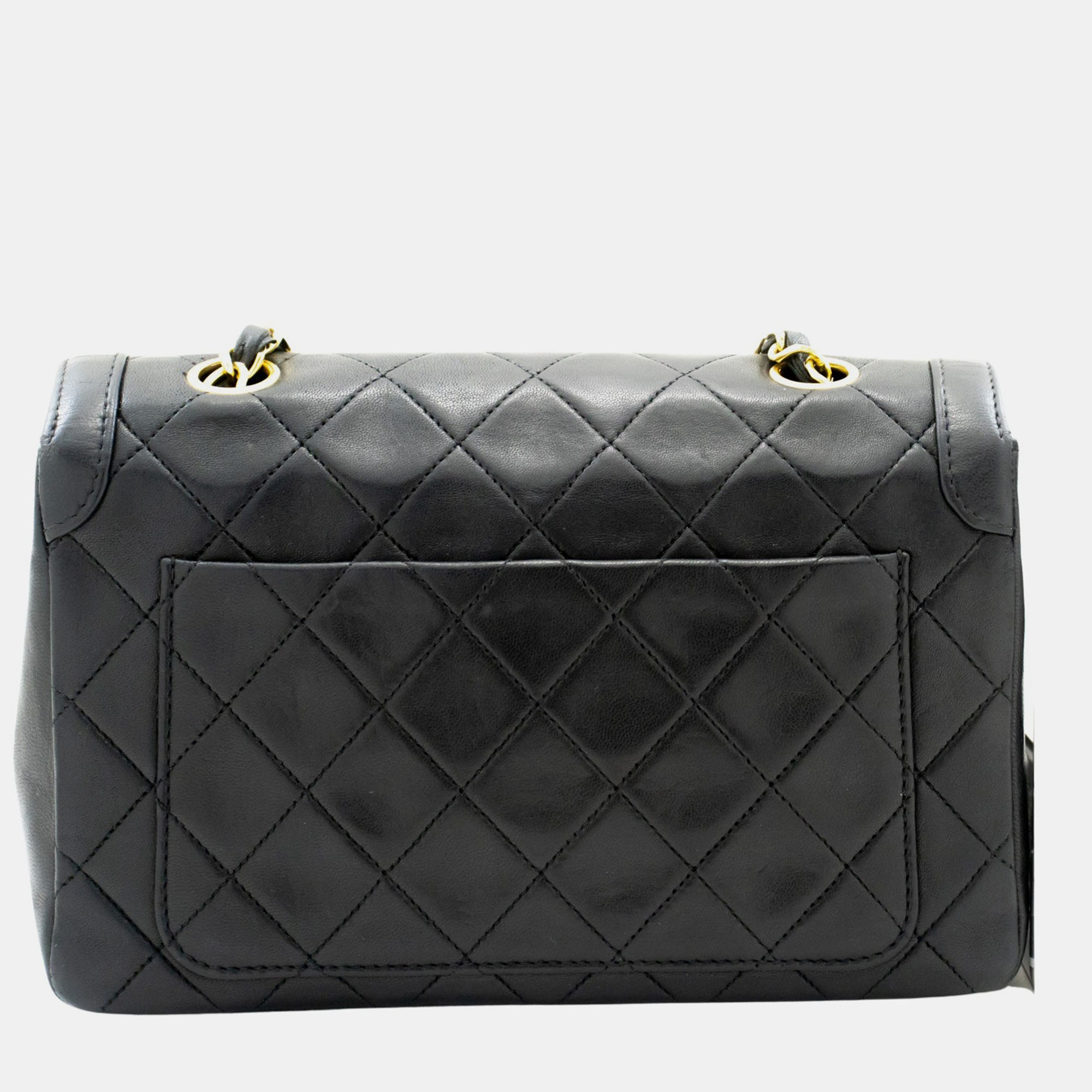 

Chanel Black Leather Vintage Diana Flap Shoulder Bag