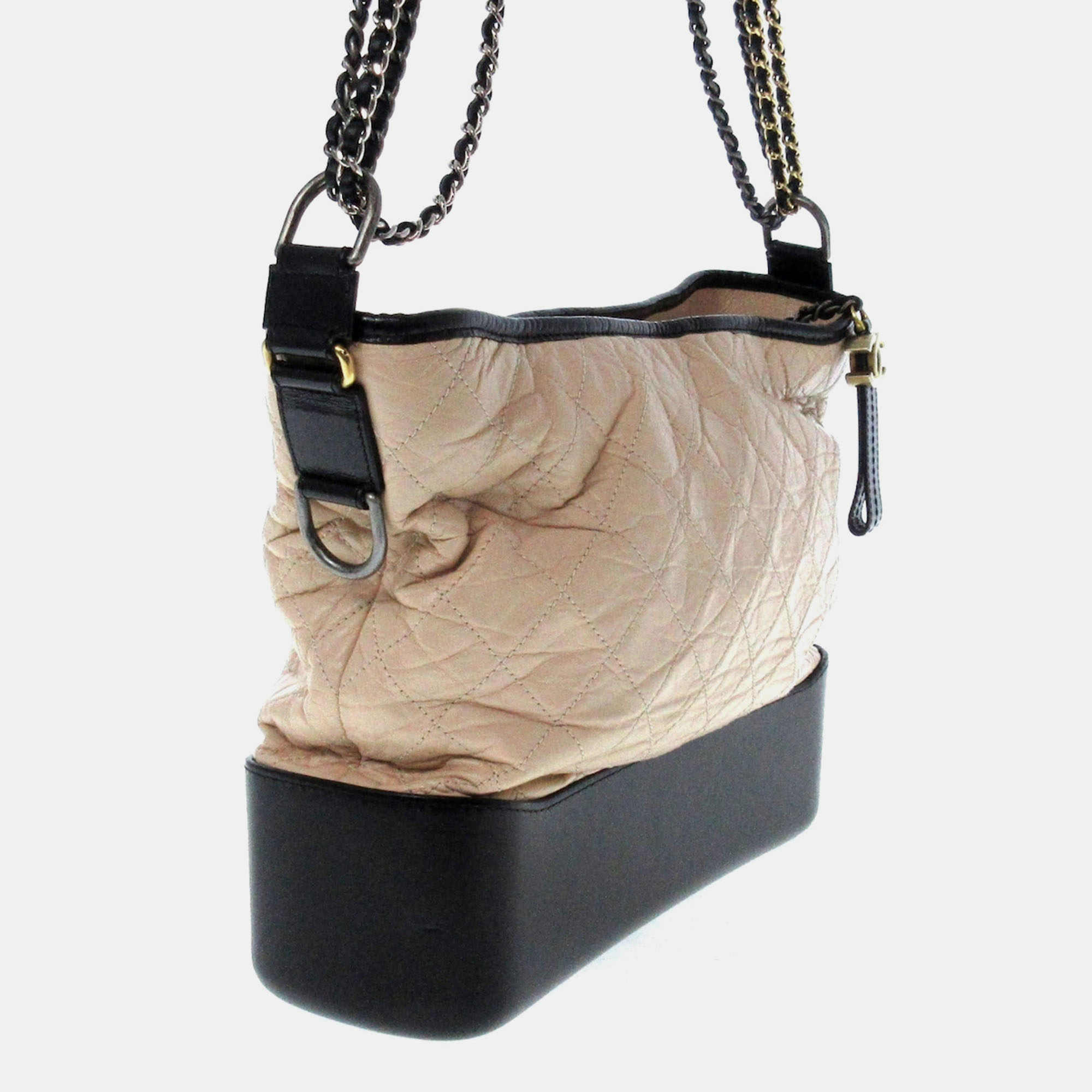 

Chanel Beige Leather Gabrielle Shoulder Bag