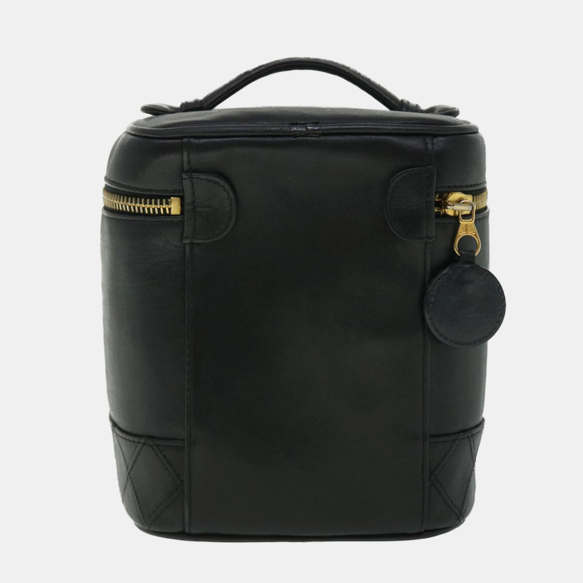 

Chanel Black Leather Vanity Case
