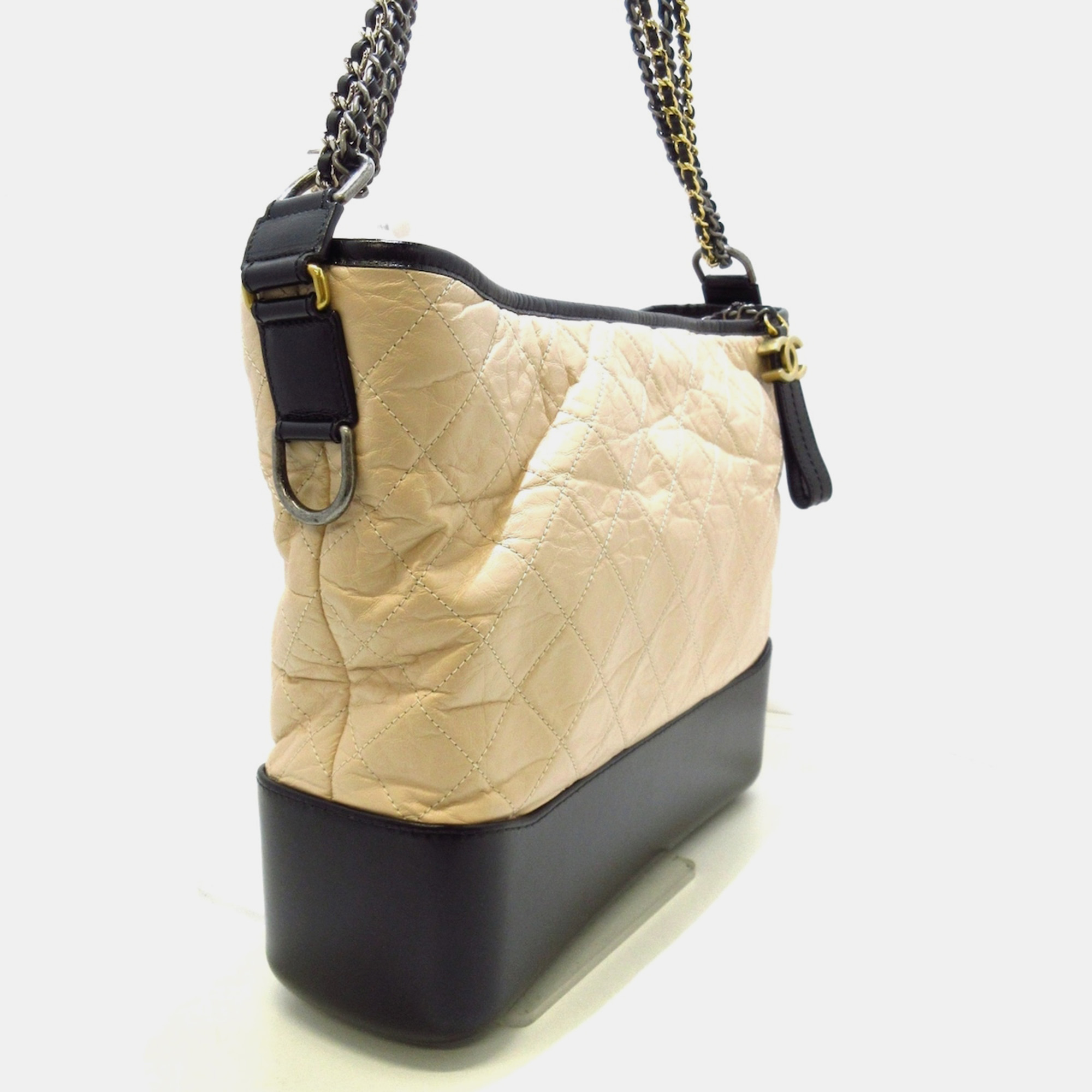 

Chanel Beige Leather Gabrielle Shoulder Bag