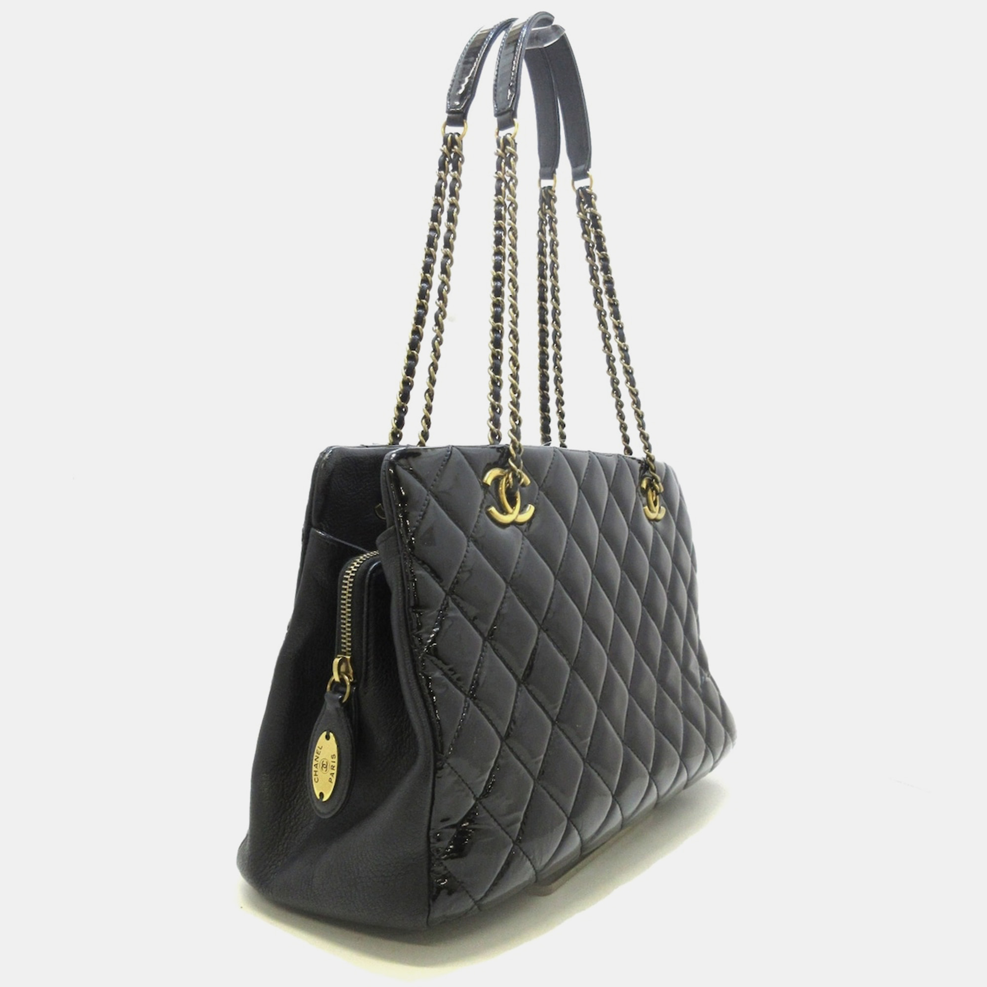 

Chanel Black Patent Leather tote bag
