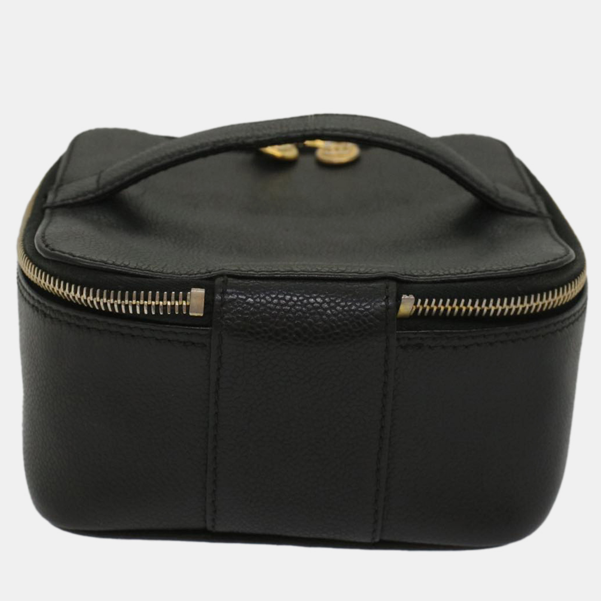 

Chanel Black Leather Vanity Case