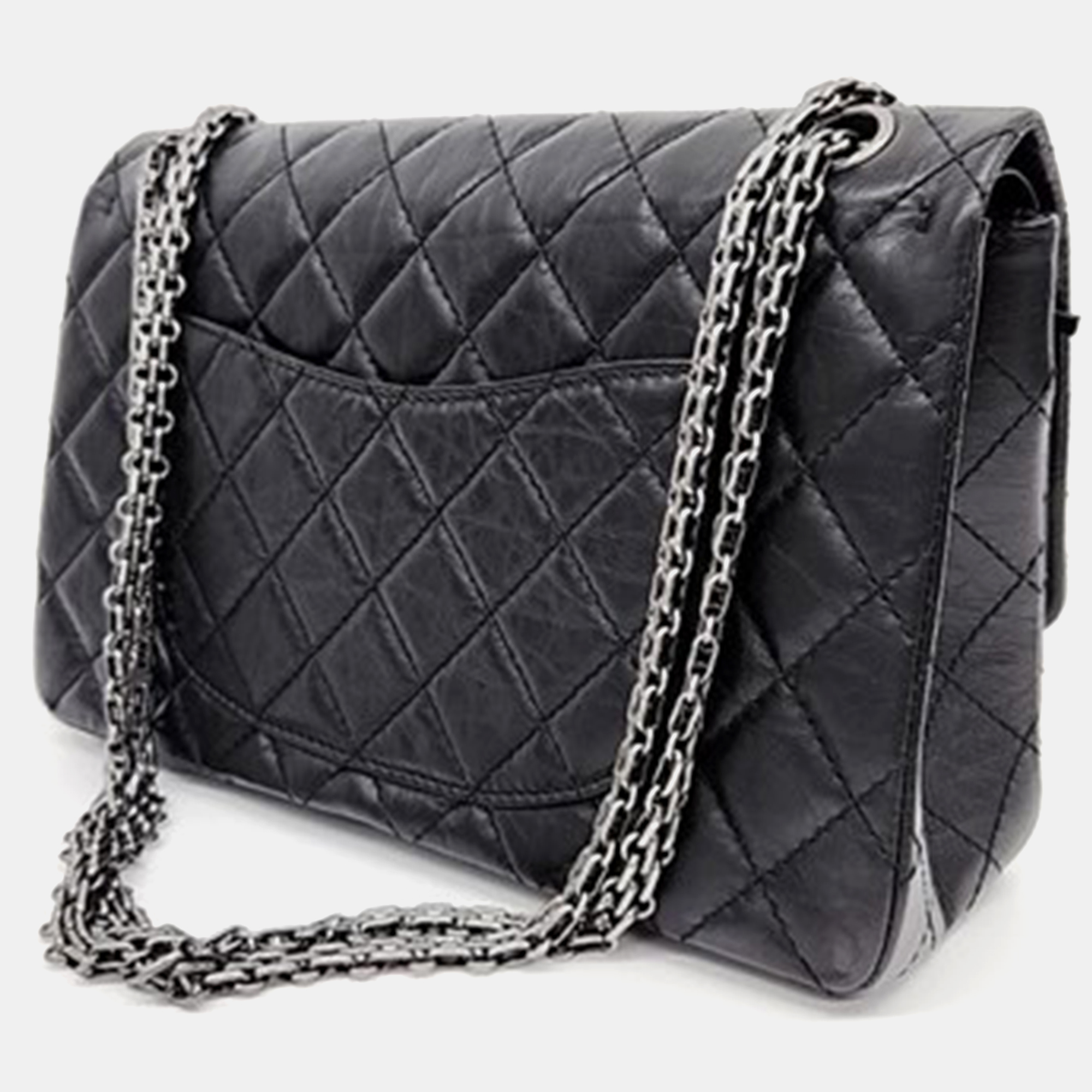 

Chanel Vintage 2.55 Medium Bag, Black