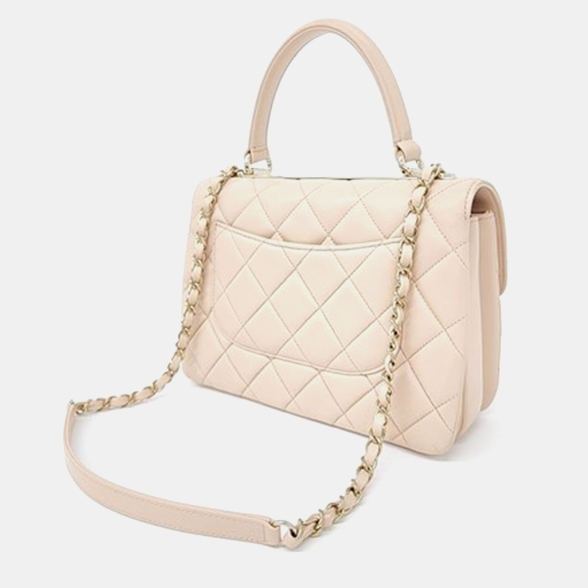 

Chanel Beige Leather Trendy CC Small