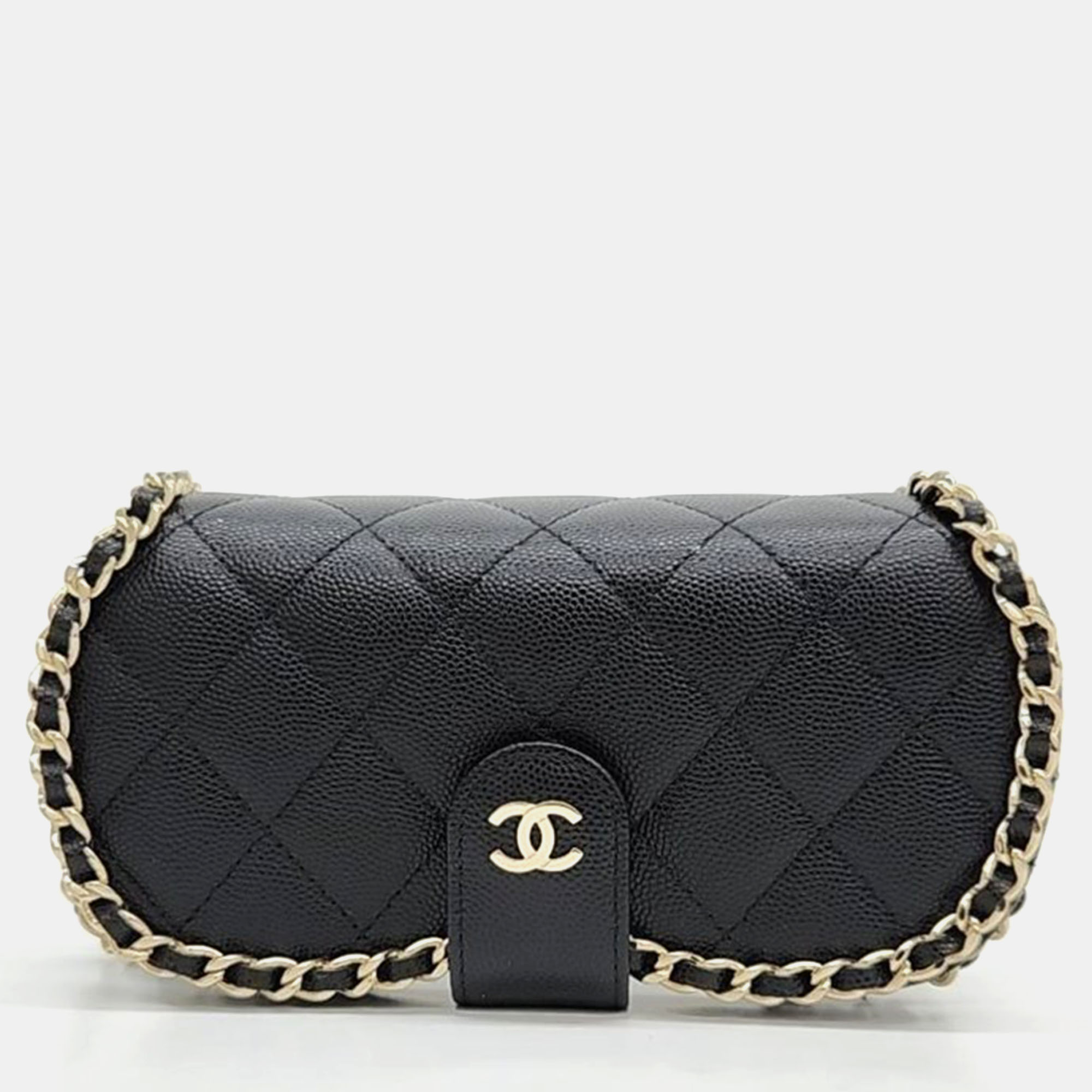 

Chanel Black Caviar Eyeglass Case