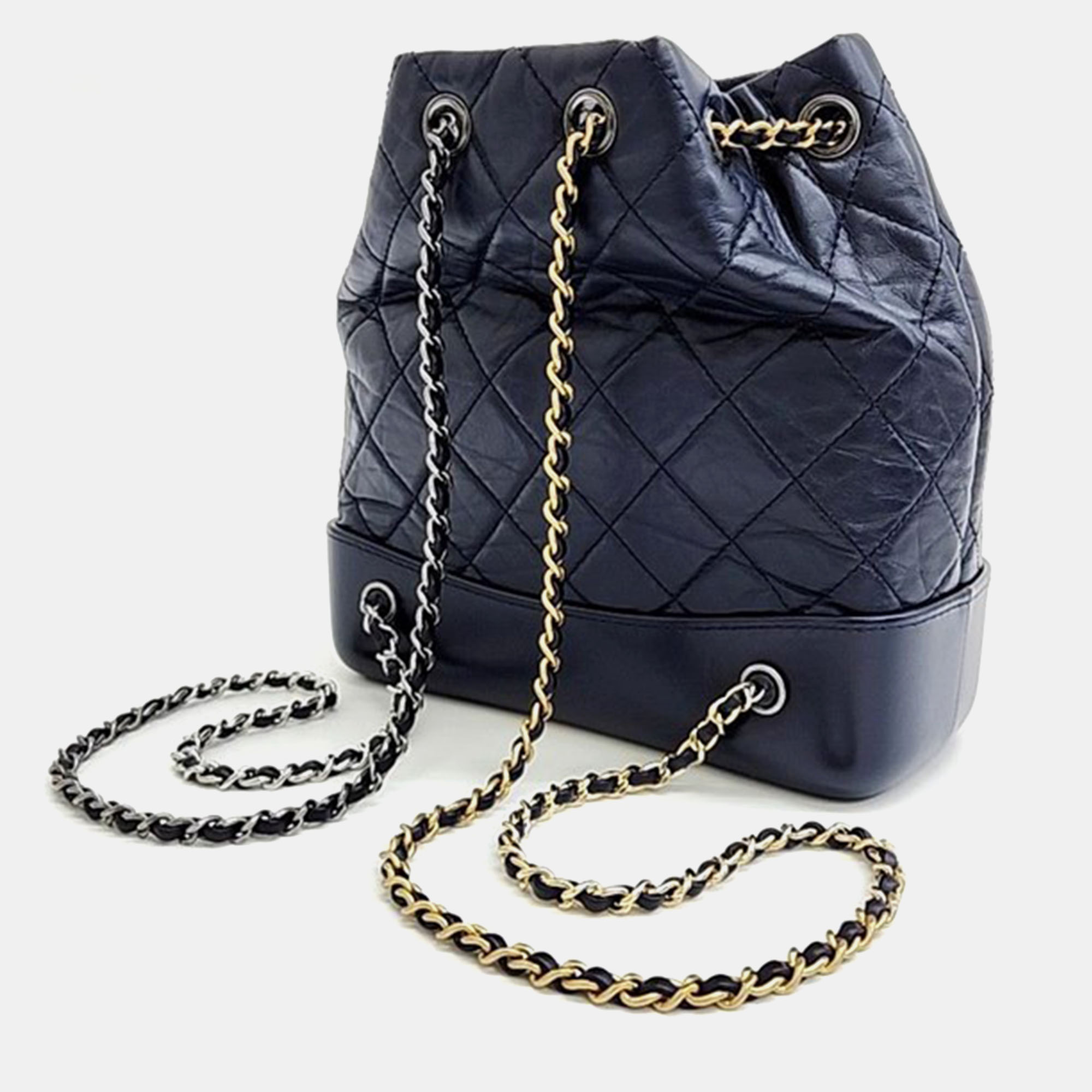 

Chanel Gabrielle Backpack Small A94485, Navy blue