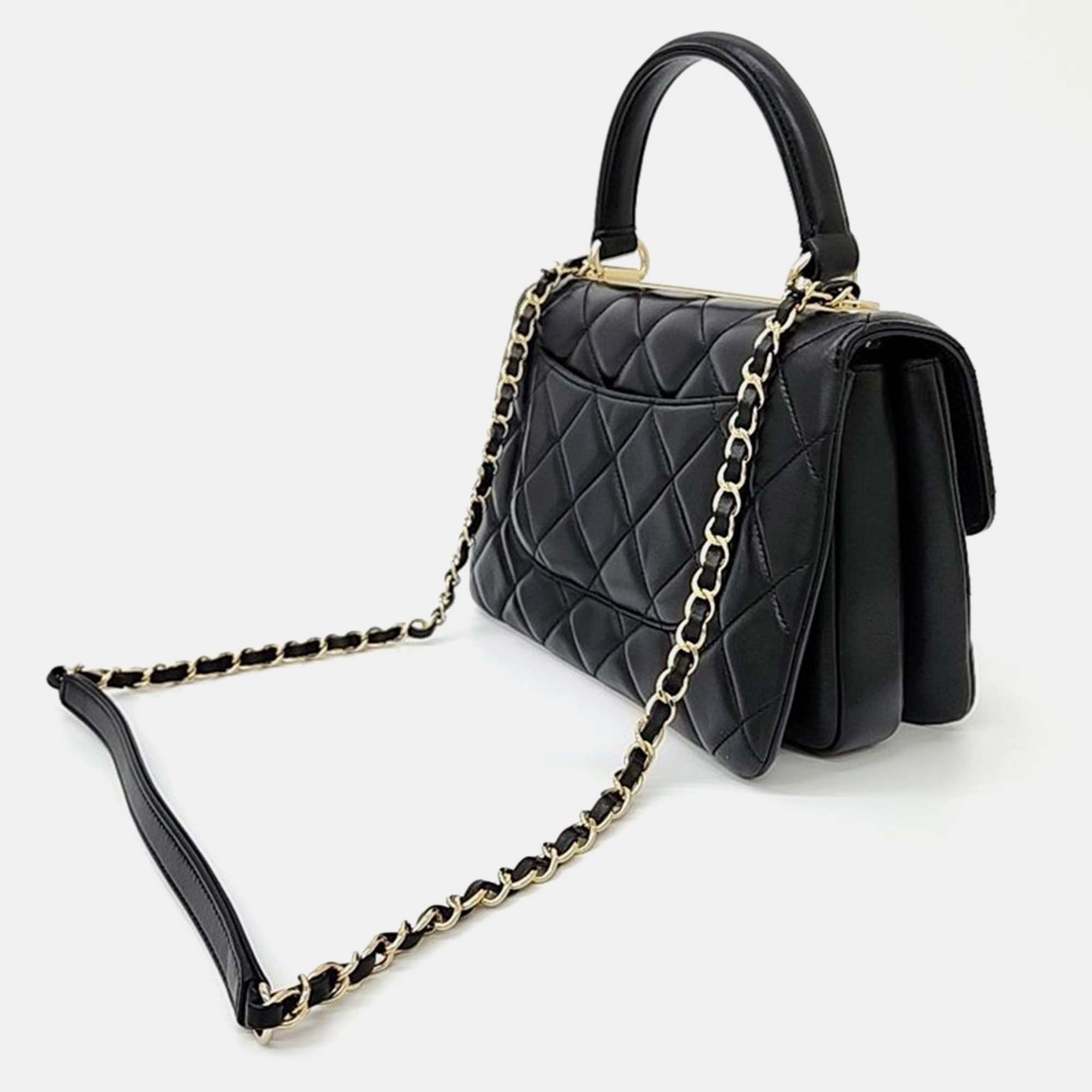 

Chanel Leather Black Trendy CC Small