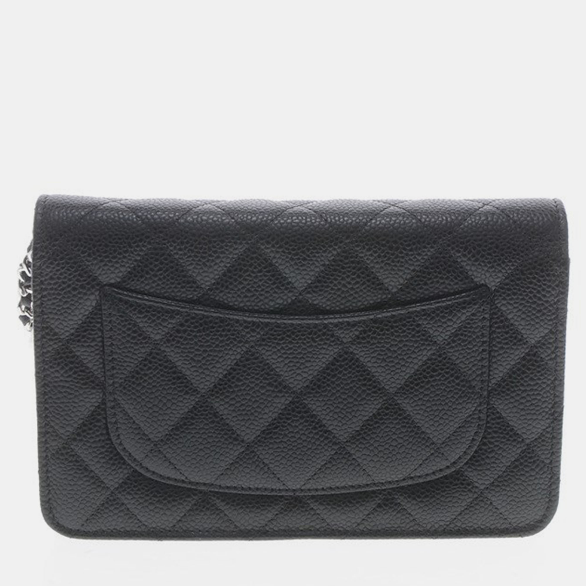 

Chanel Caviar WOC Mini Crossbody Bag, Black