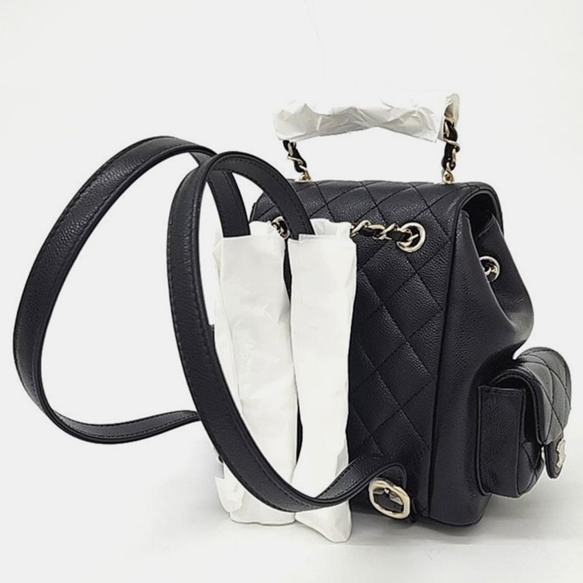 

Chanel Caviar Black Backpack