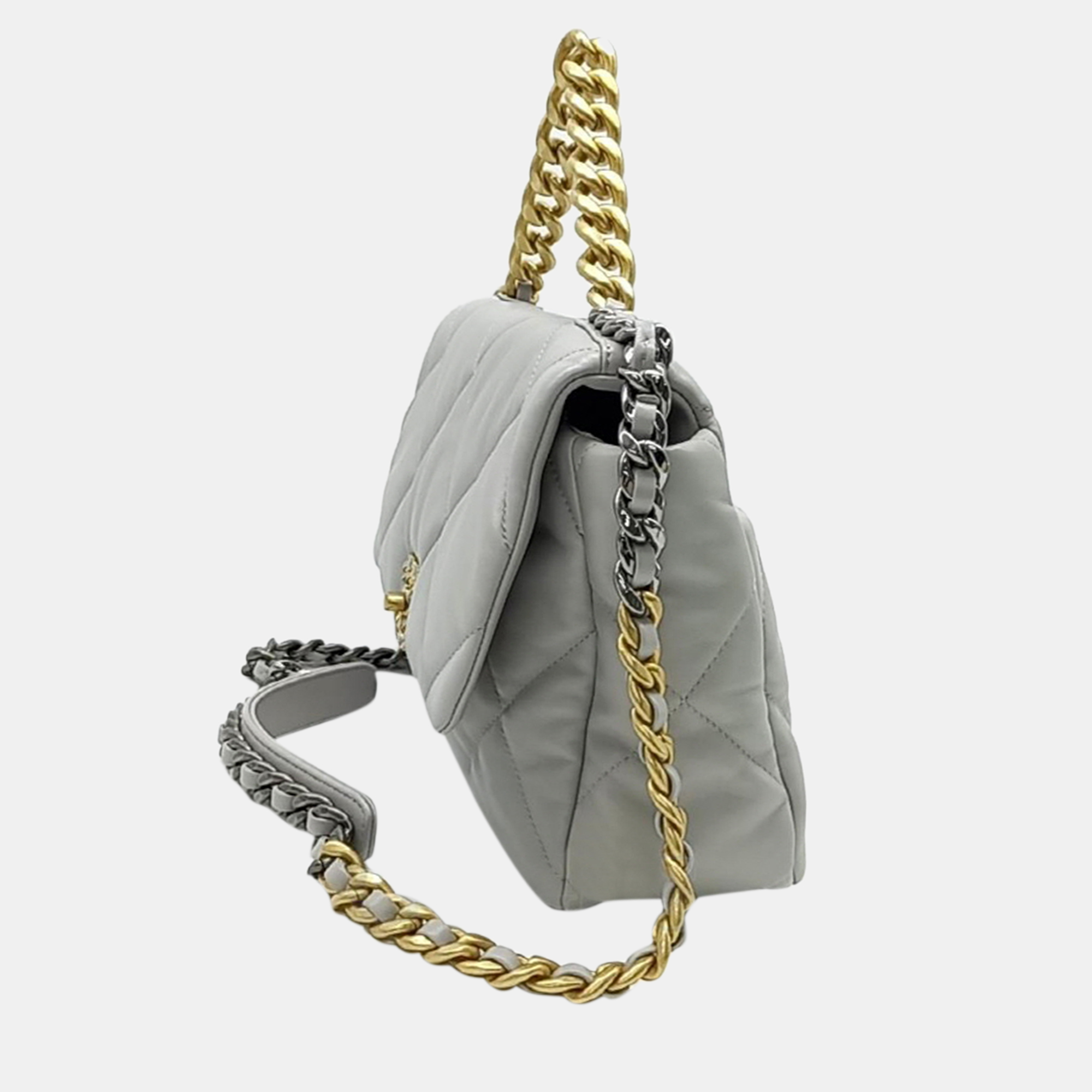 

Chanel 19 Flap Bag Large, Grey