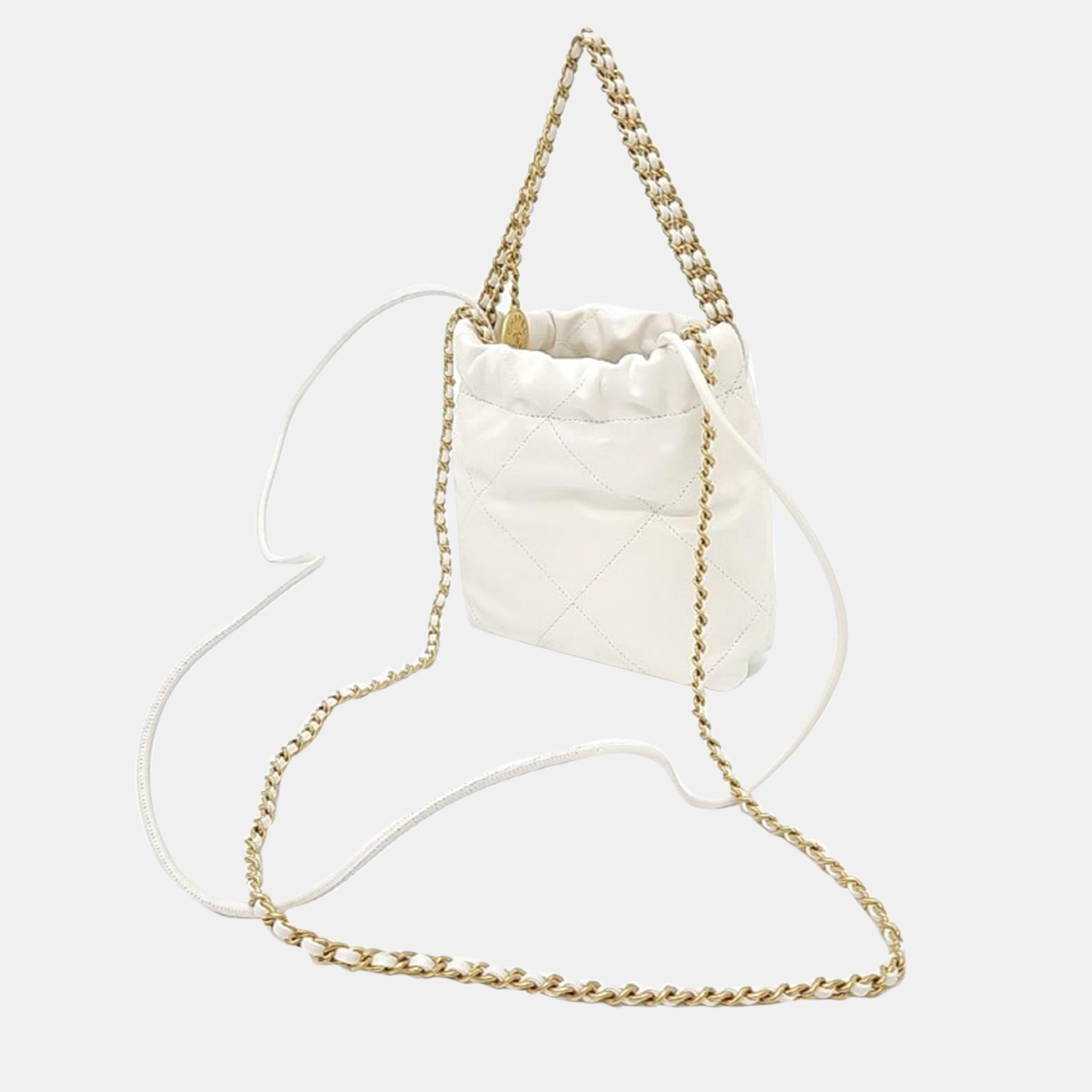 

Chanel 22 Bag Mini, White