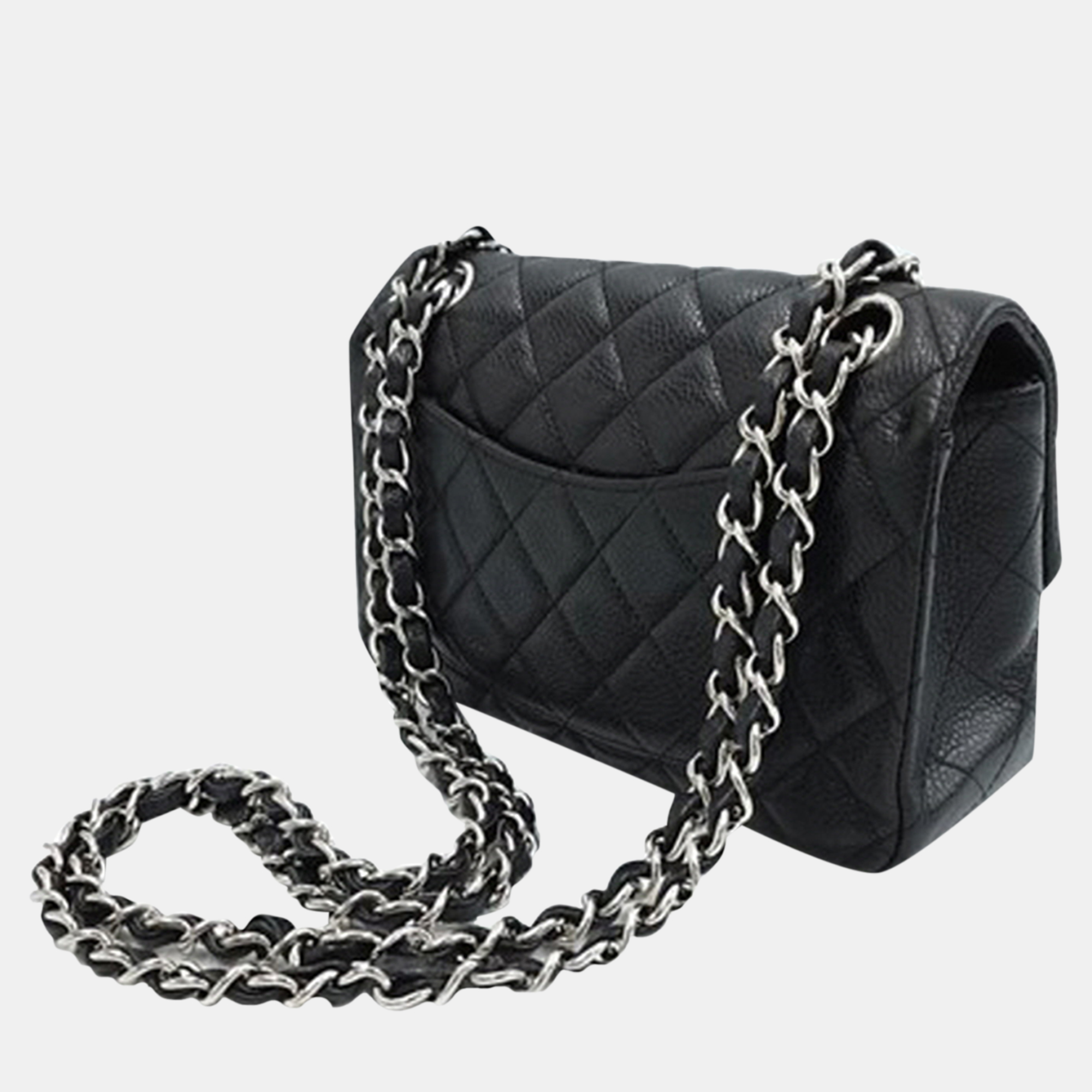 

Chanel Caviar Classic Mini Shoulder and Crossbody Bag, Black