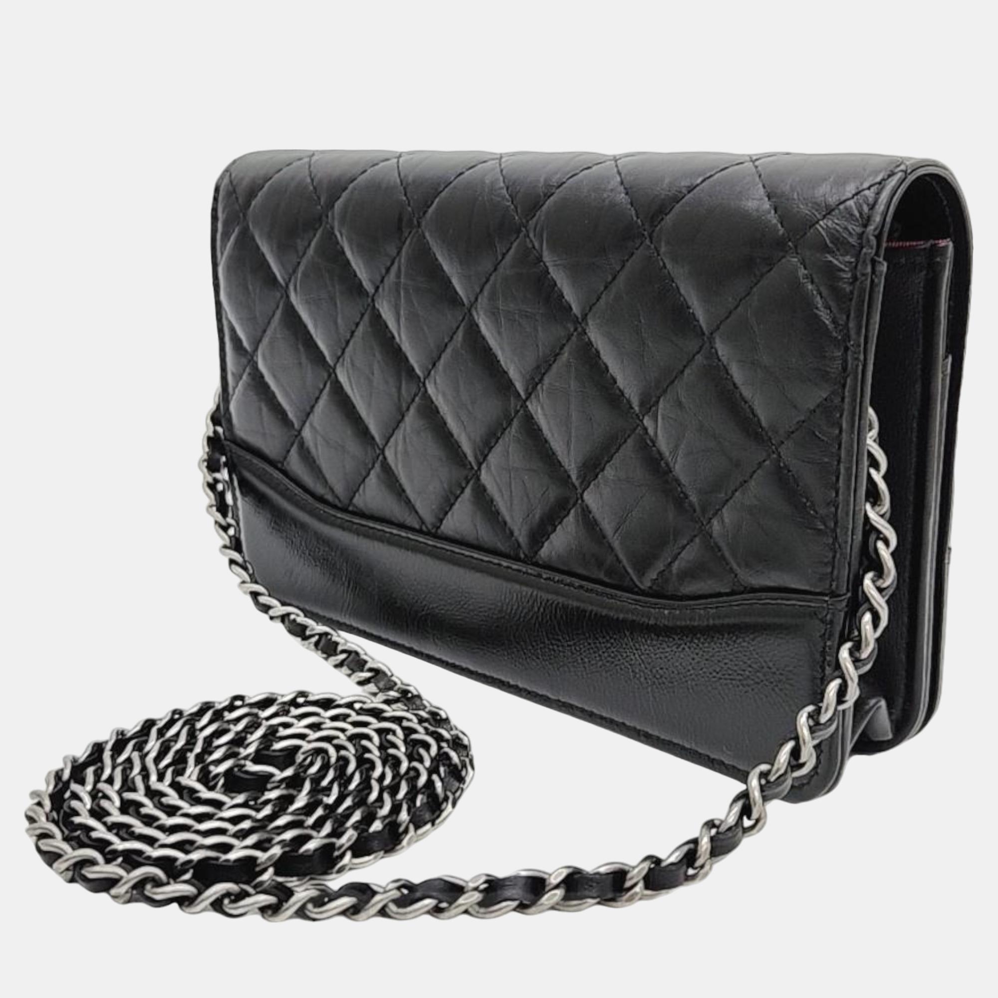 

Chanel Gabrielle WOC Mini Crossbody Bag, Black