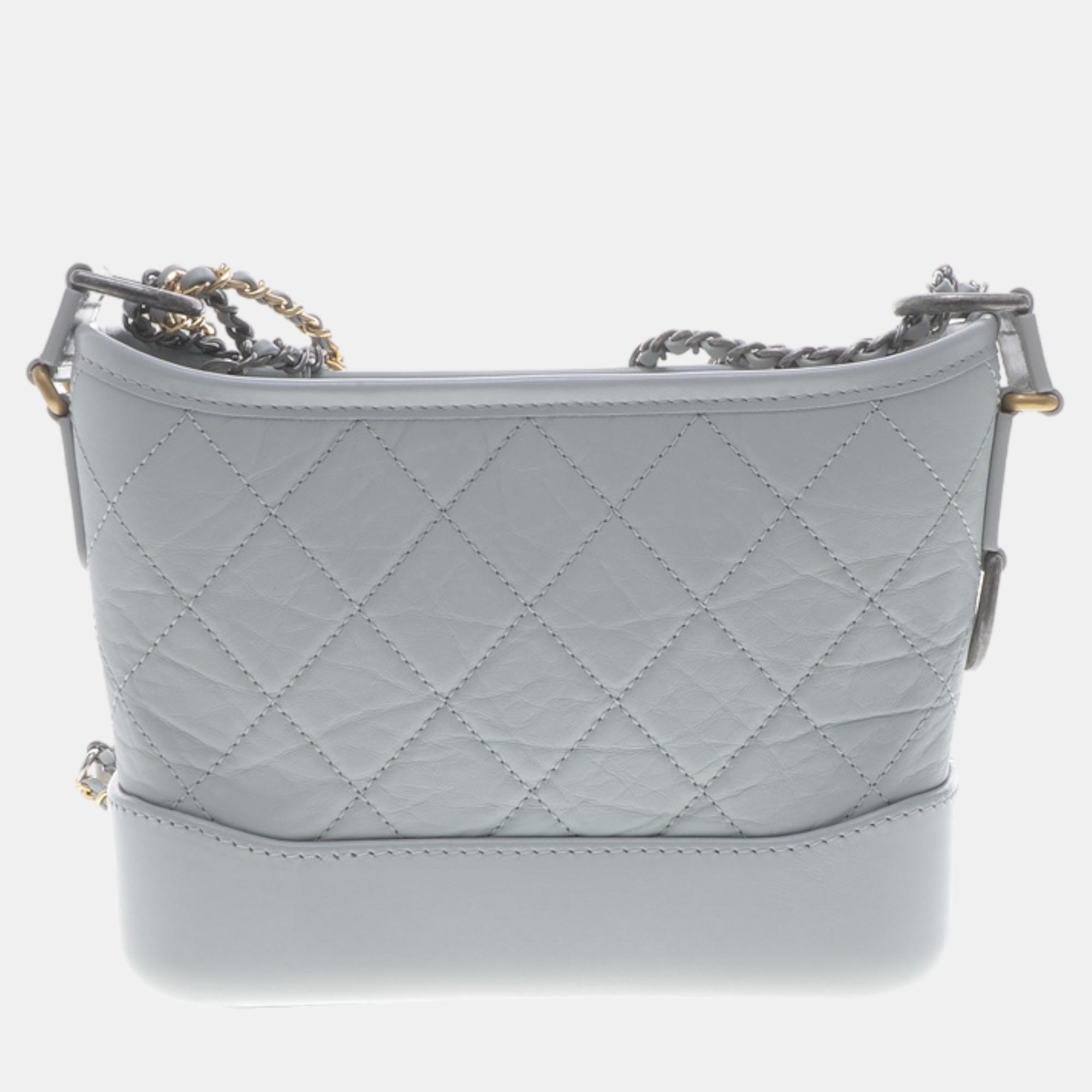 

Chanel Gabrielle Hobo Bag Small, Grey