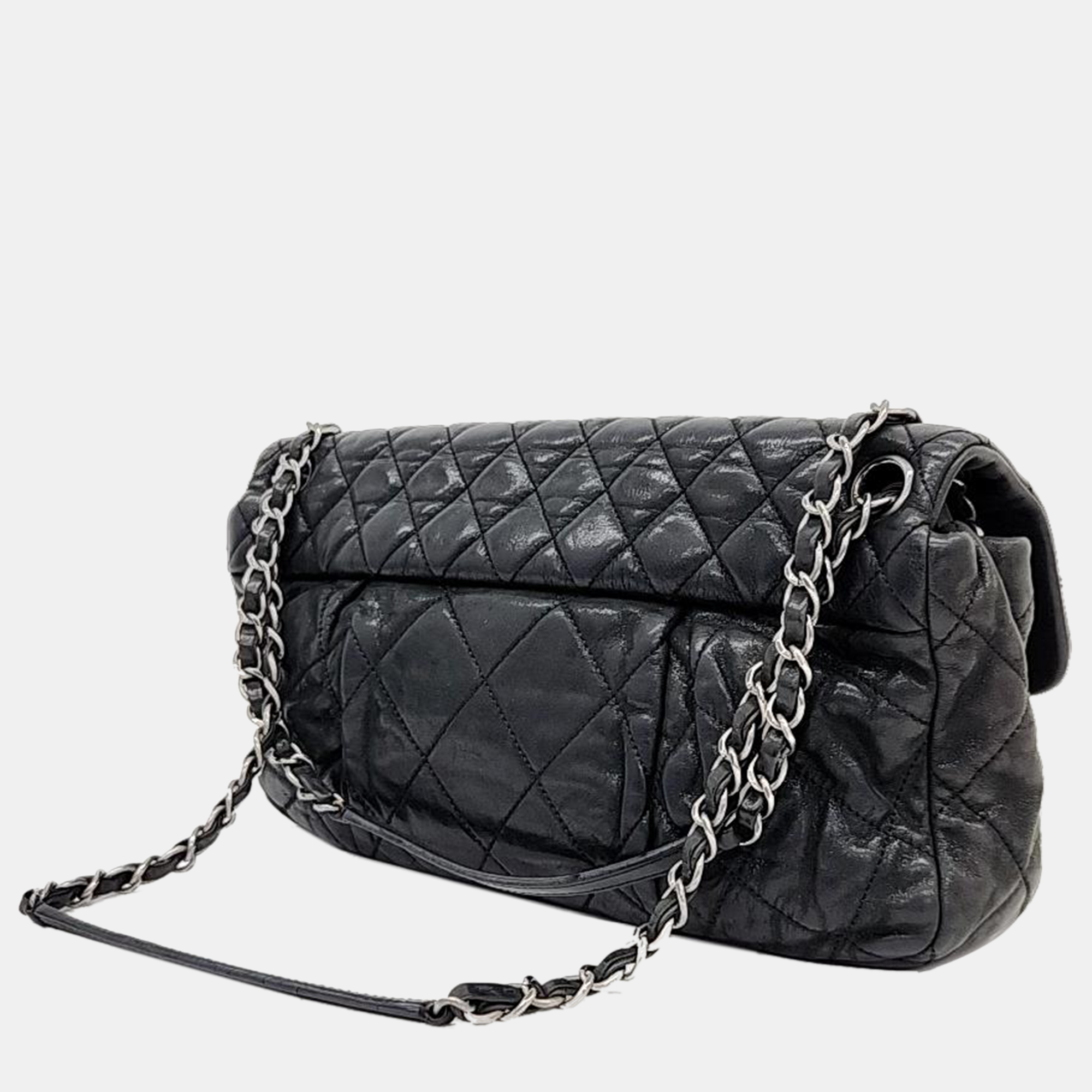 

Chanel Leather Black Chain Shoulder Bag