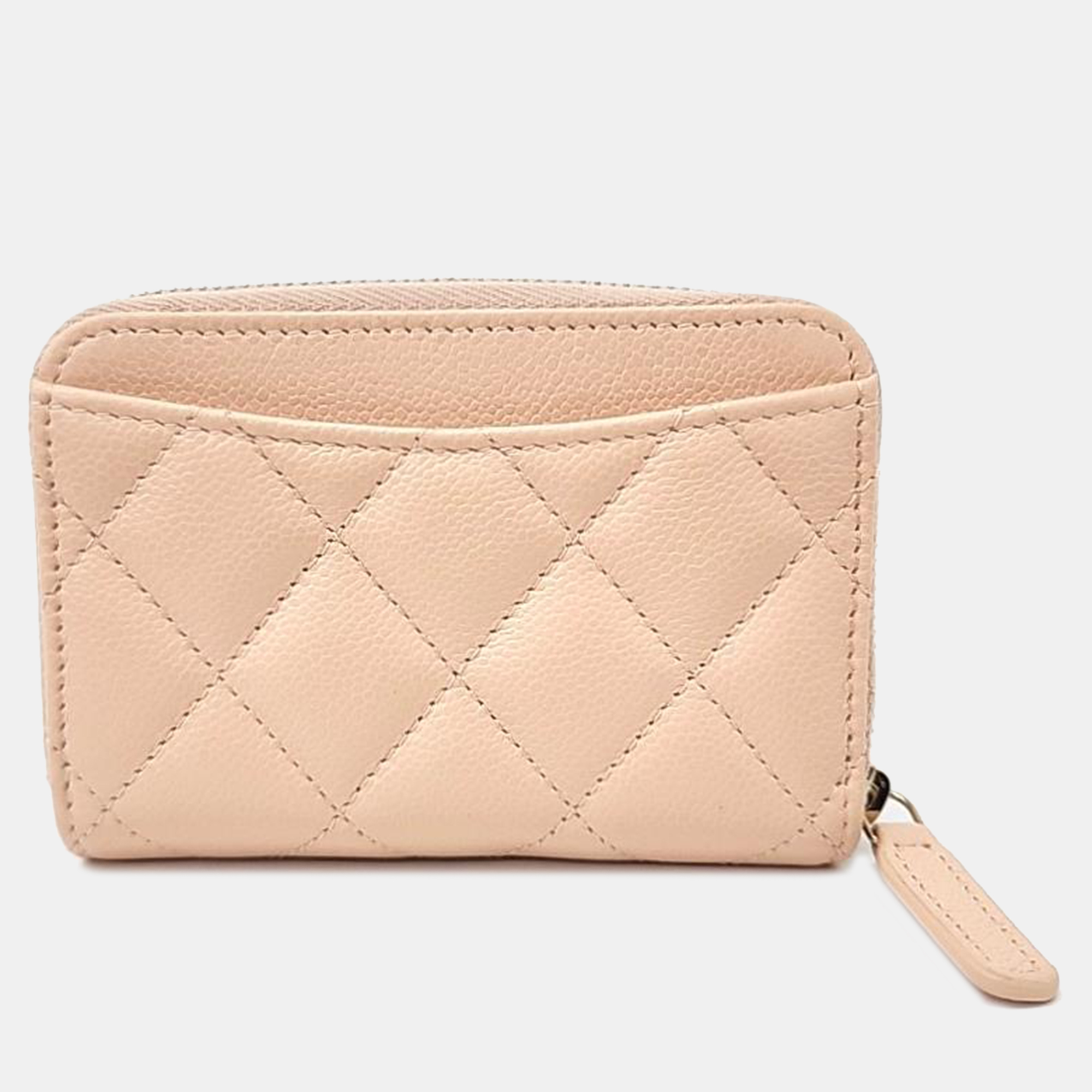 

Chanel Caviar Beige Card Wallet