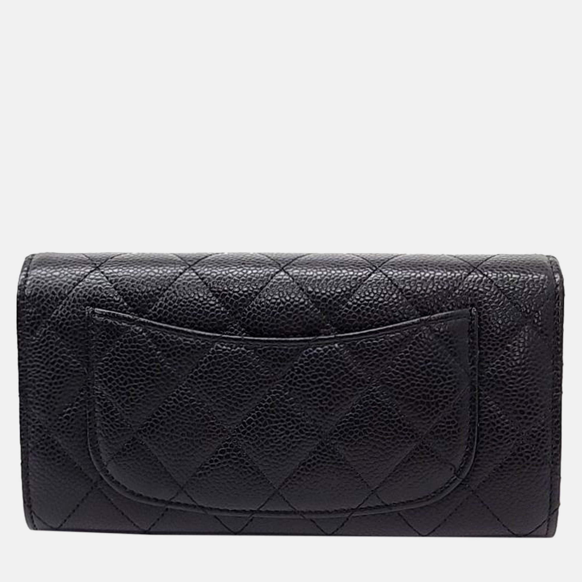 

Chanel Caviar Black Long Wallet