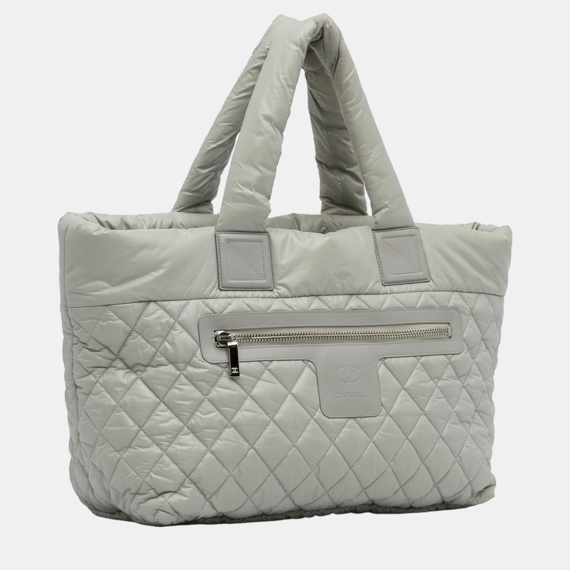 

Chanel Grey Coco Cocoon Tote Bag