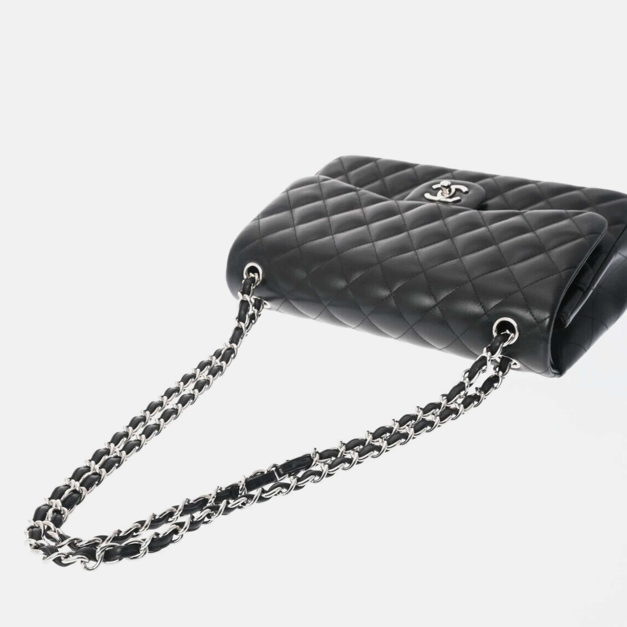 

Chanel Black Leather Classic Double Flap Bag