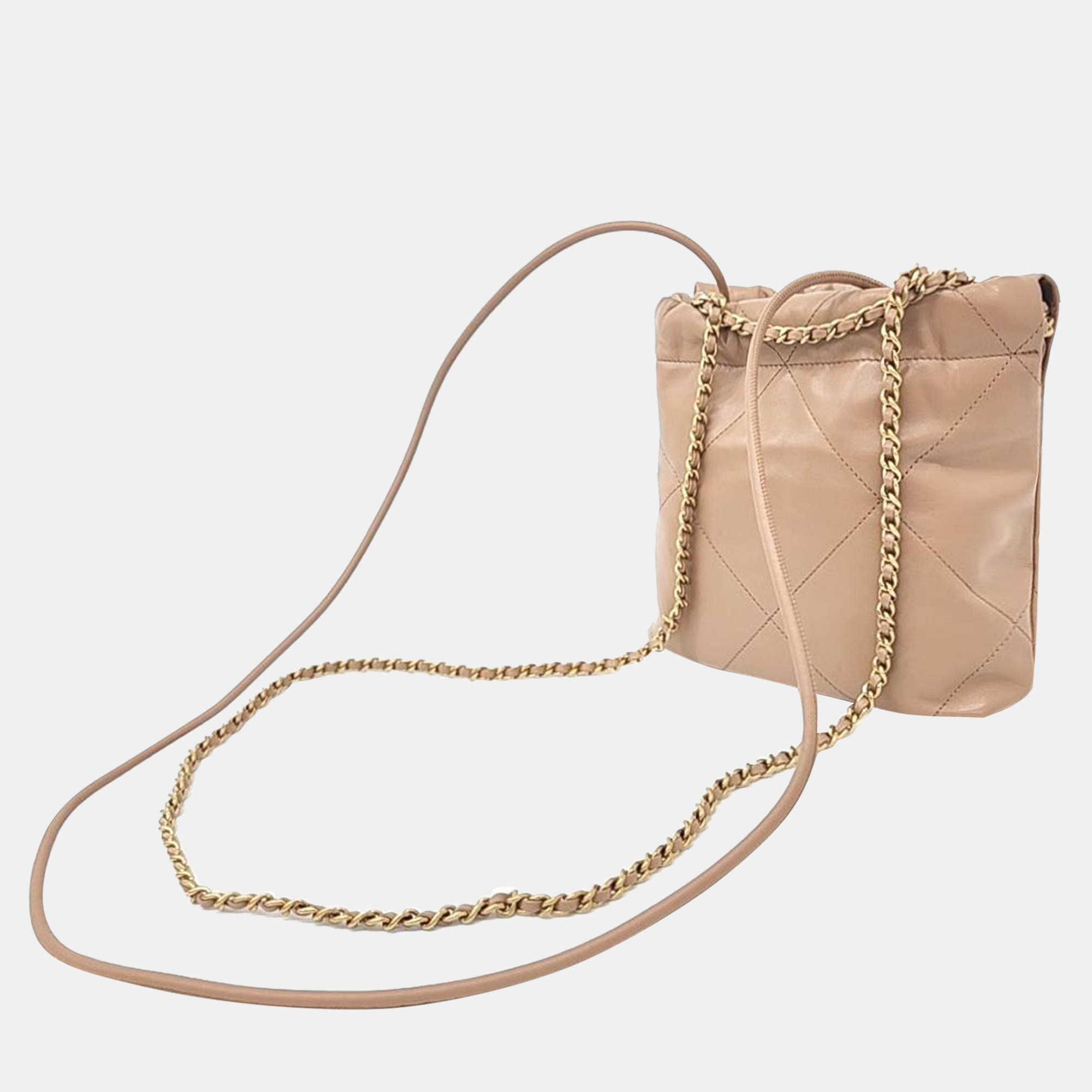 

Chanel 22 bag mini, Beige