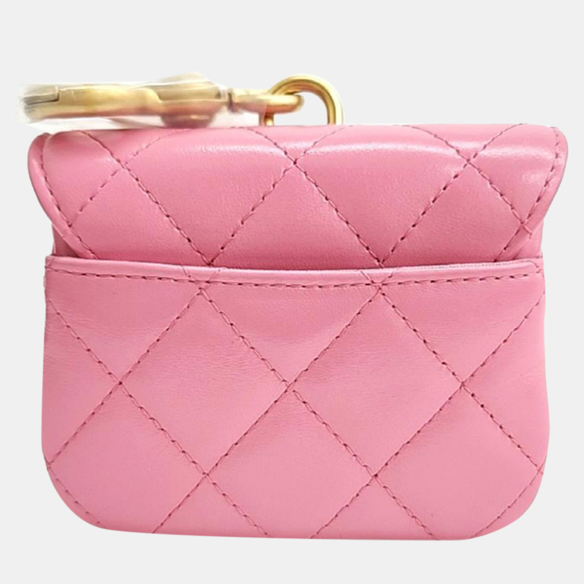 

Chanel Leather Pink Card Wallet