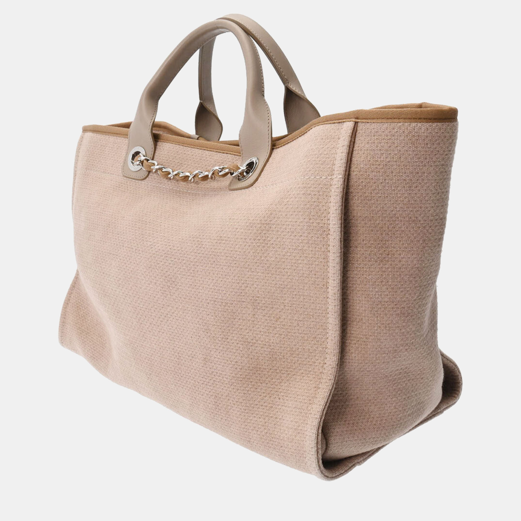 

Chanel Beige Canvas Deauville Tote