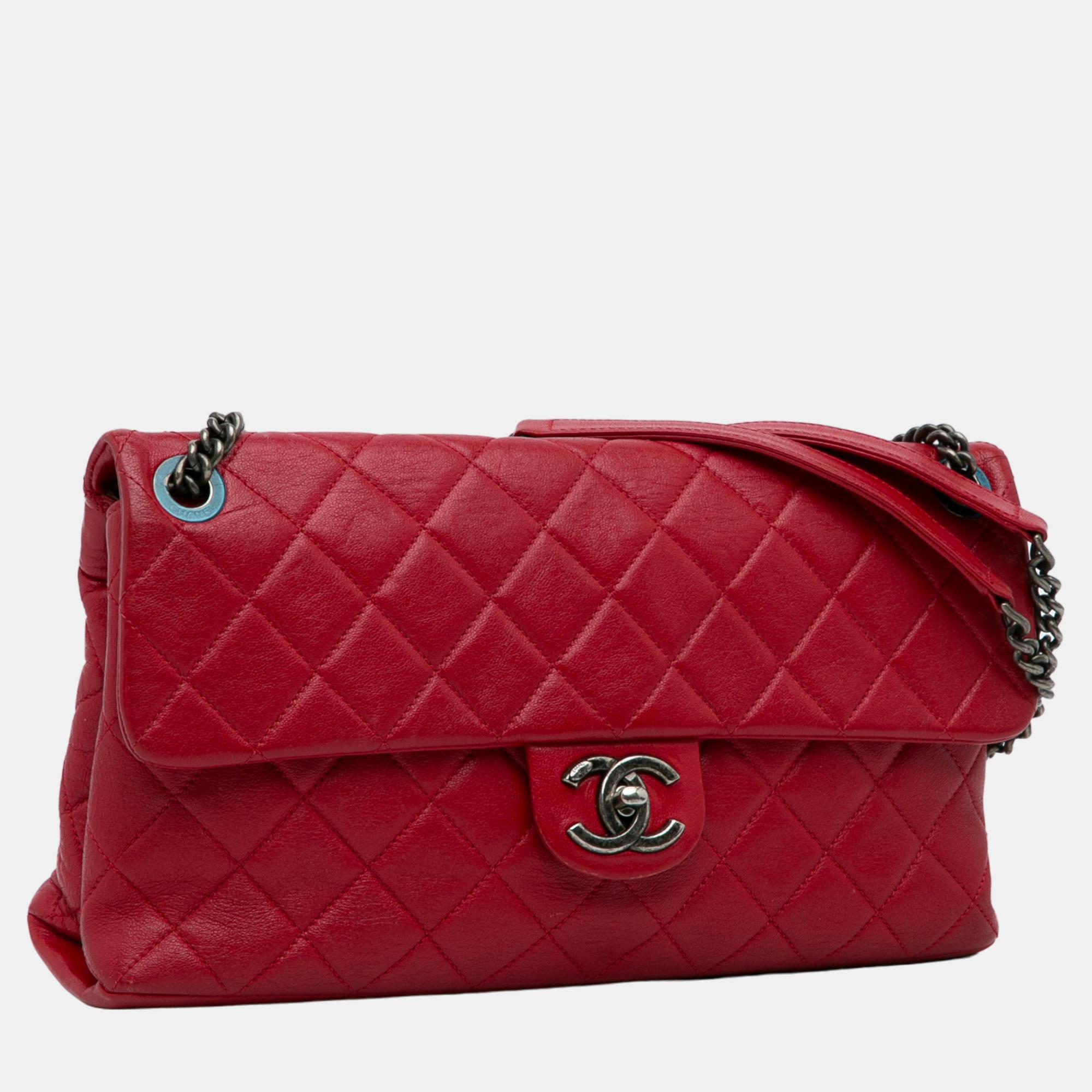 

Chanel Red 31 Rue Cambon Flap Bag