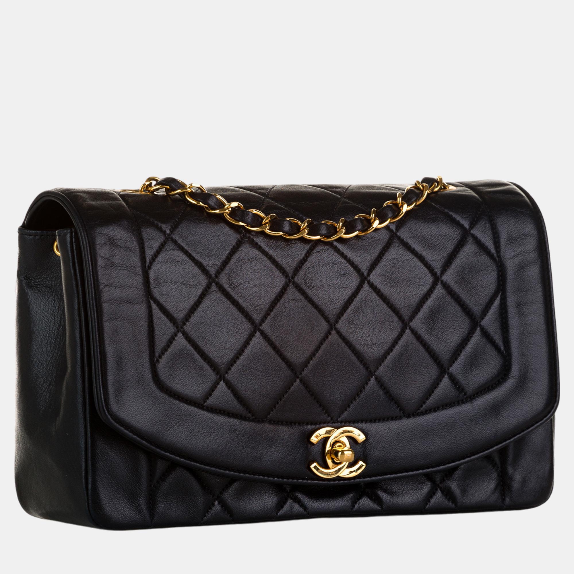 

Chanel Black Diana Flap Crossbody