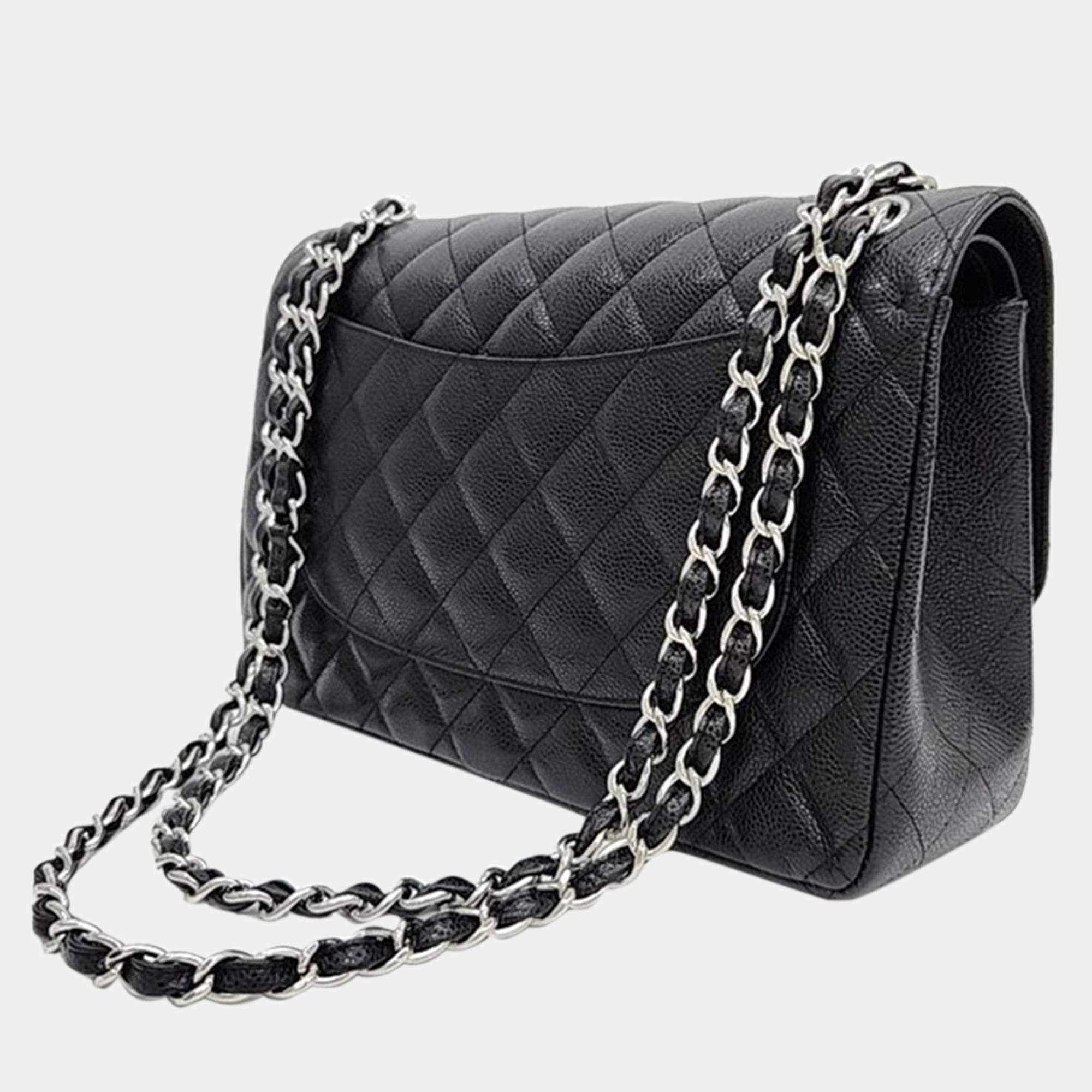 

Chanel Caviar Classic Jumbo Bag, Black