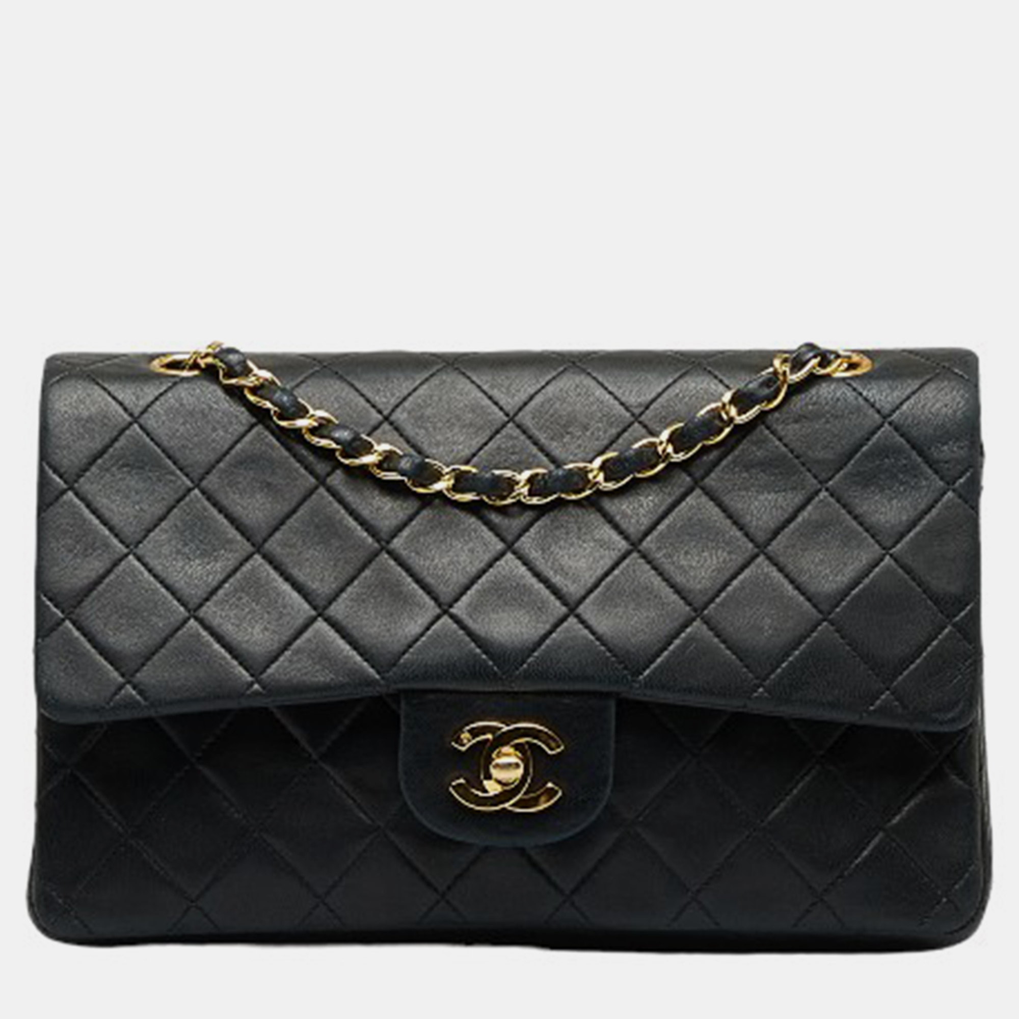 

Chanel Black Leather Medium Classic Double Flap Bag