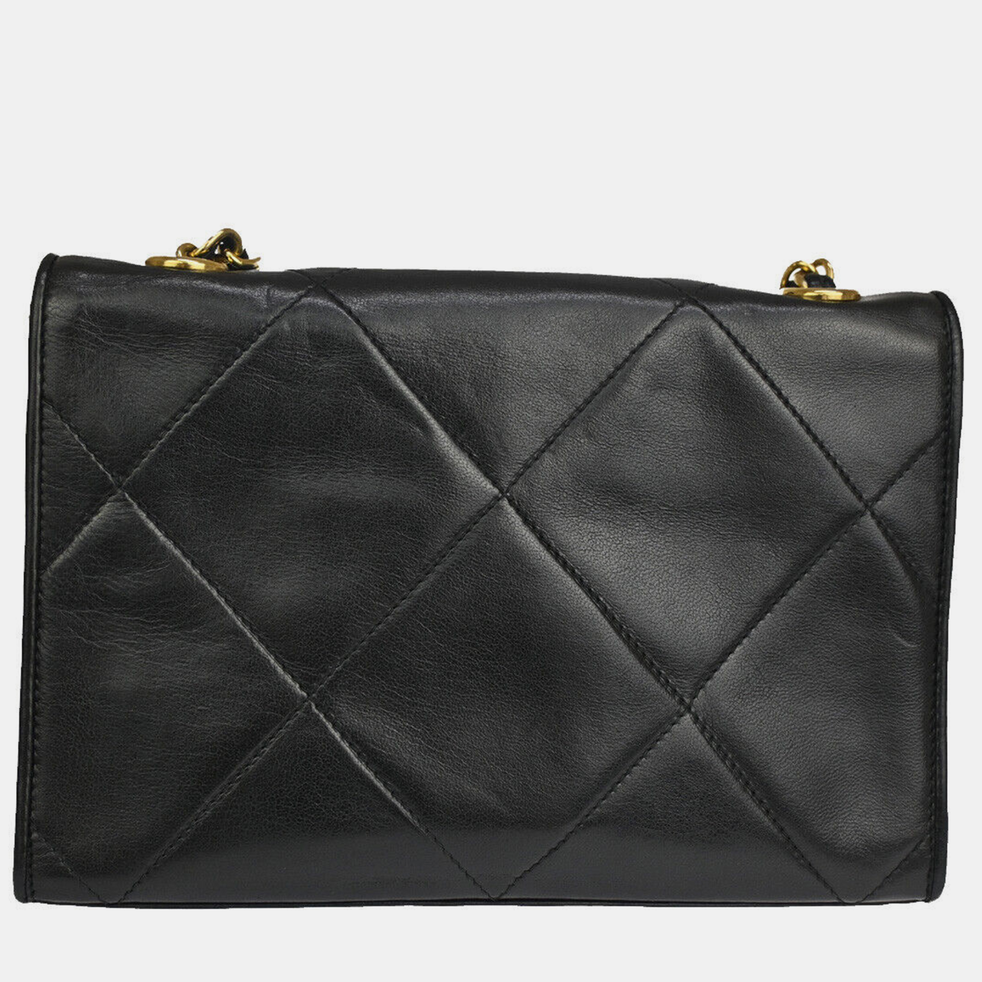

Chanel Black Leather Mini Shoulder Bag
