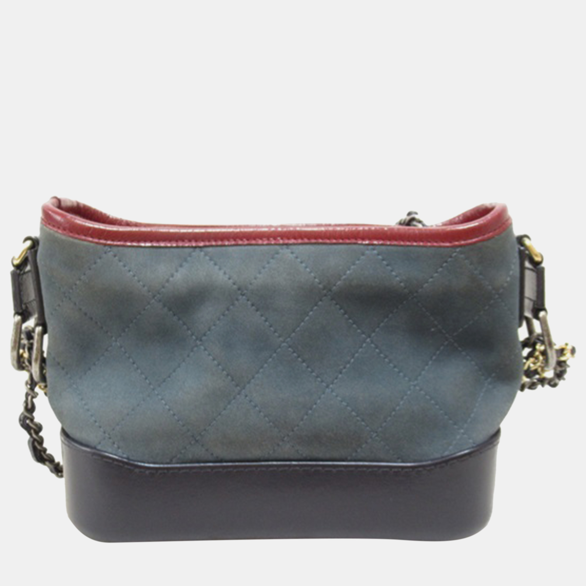 

Chanel Blue Suede & Leather  Gabrielle Shoulder Bag, Black
