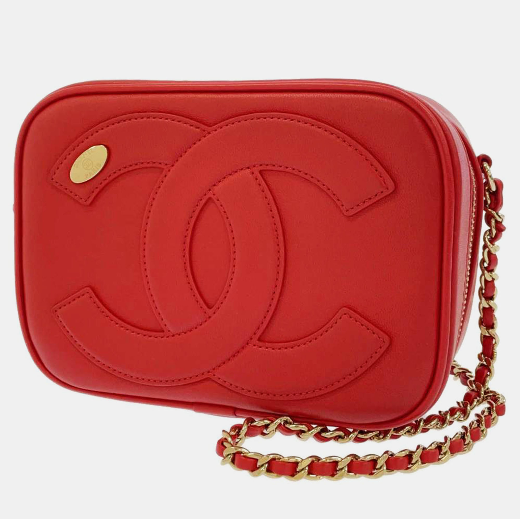 

Chanel CC Mania Camera Bag, Red