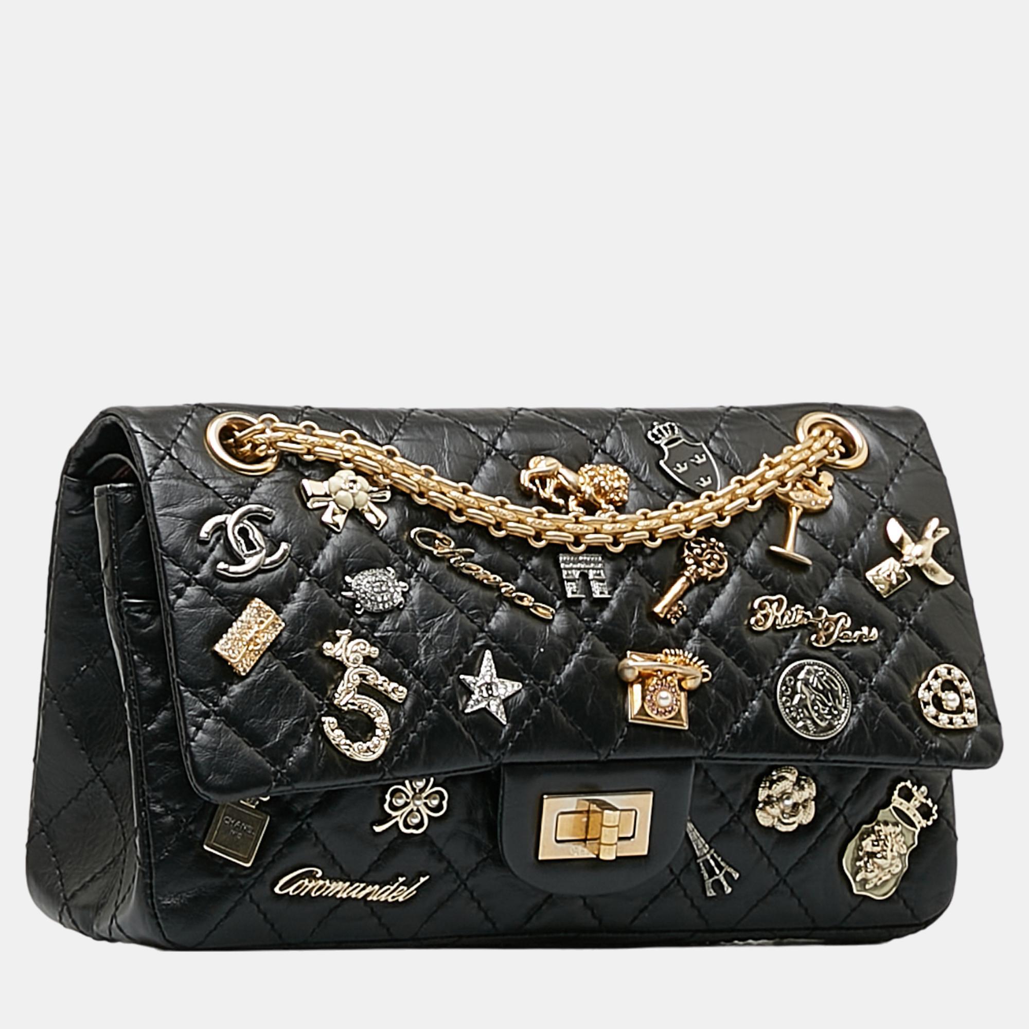 

Chanel Black Lucky Charms Reissue 2.55 Double Flap Bag