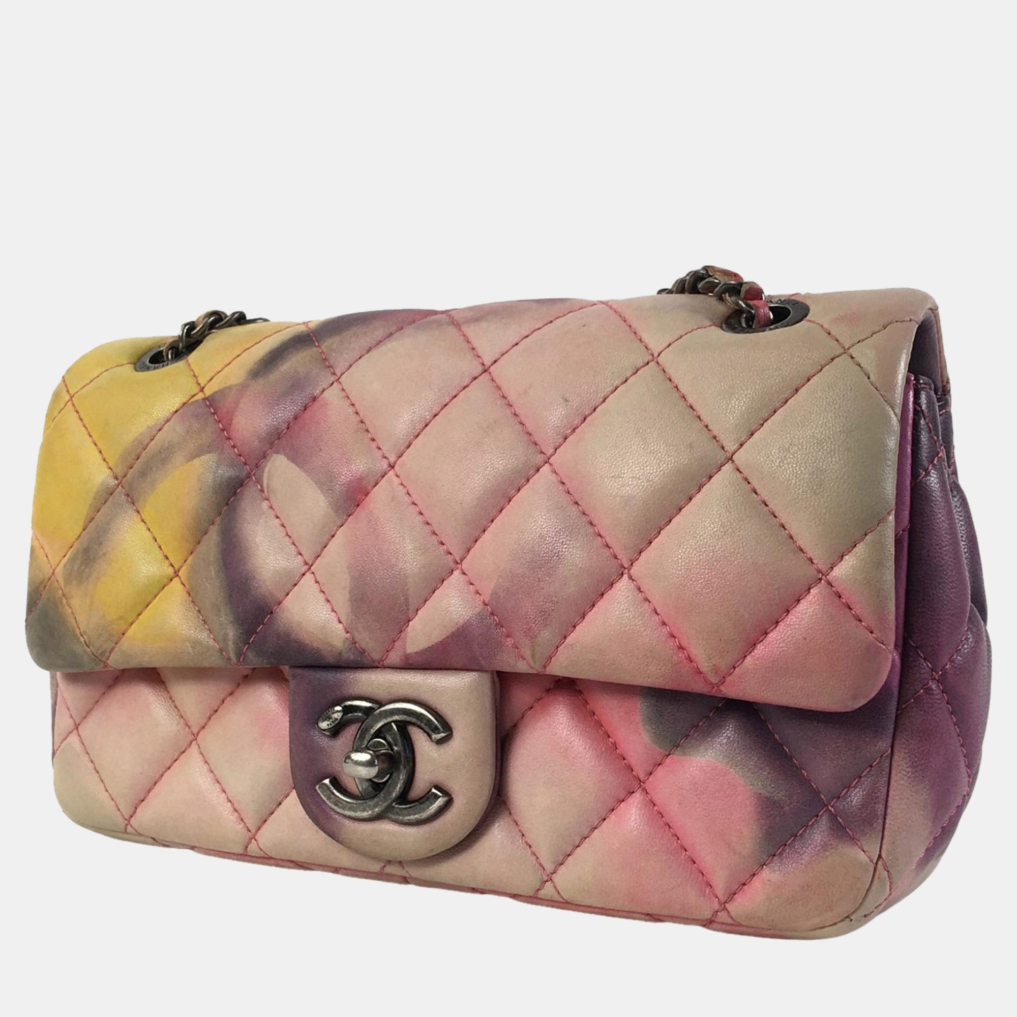 

Chanel Multicolour Mini CC Flower Power Flap, Multicolor