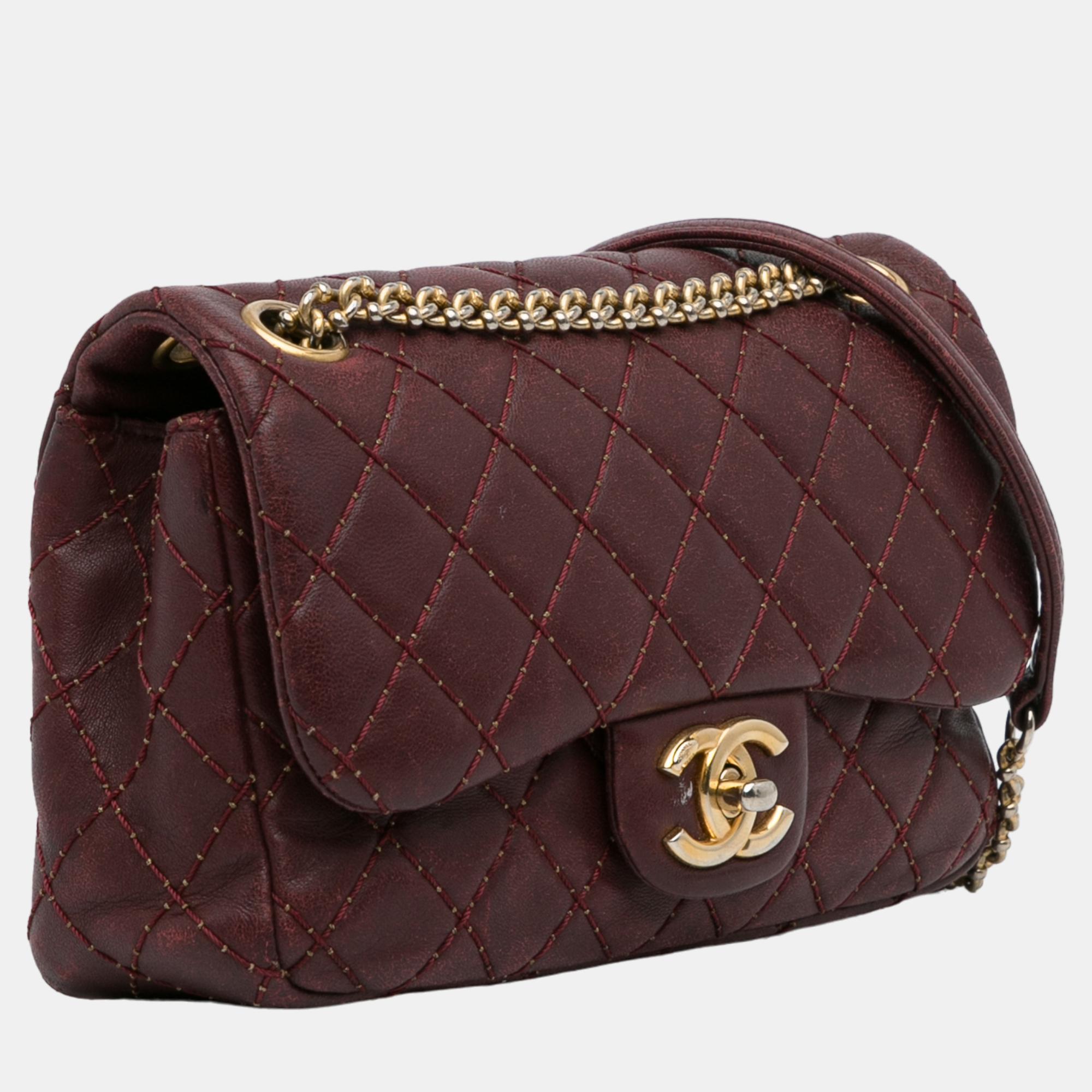 

Chanel Burgundy Paris Salzburg Flap Bag