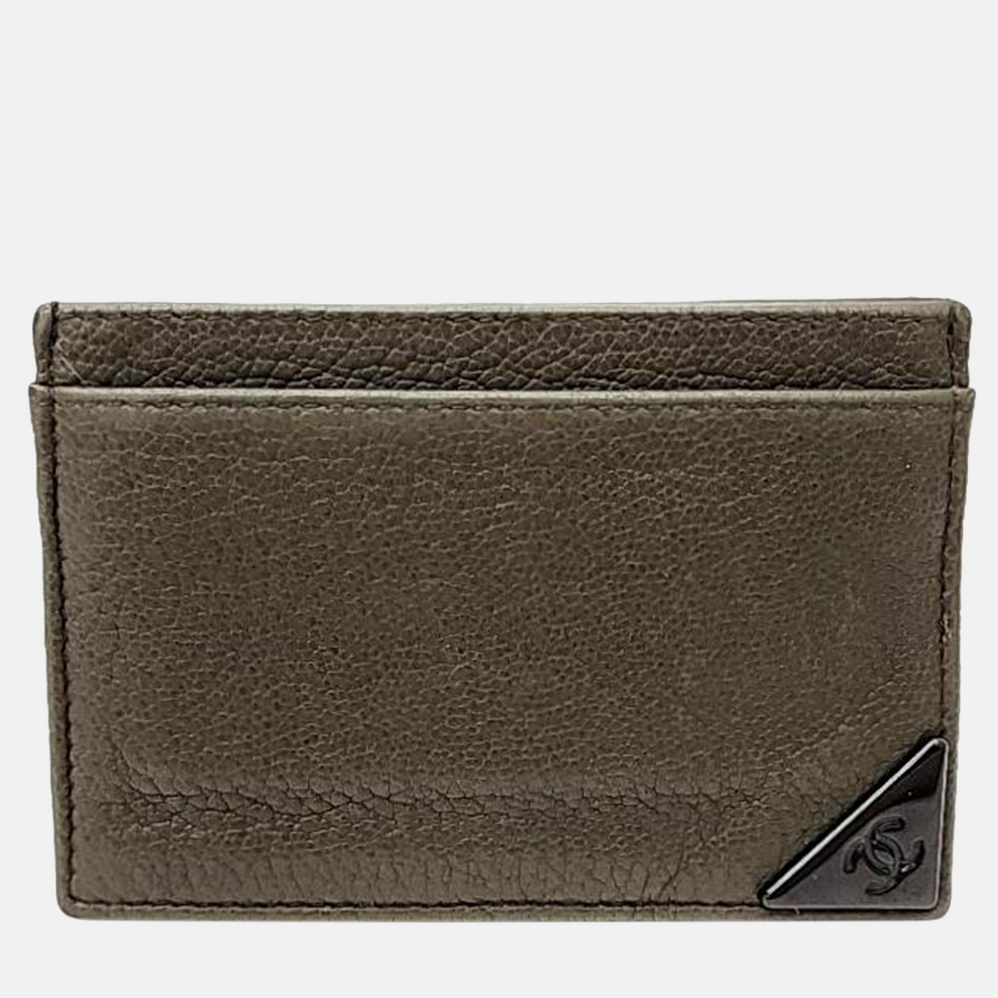 Pre-owned Chanel Card Wallet In Brown