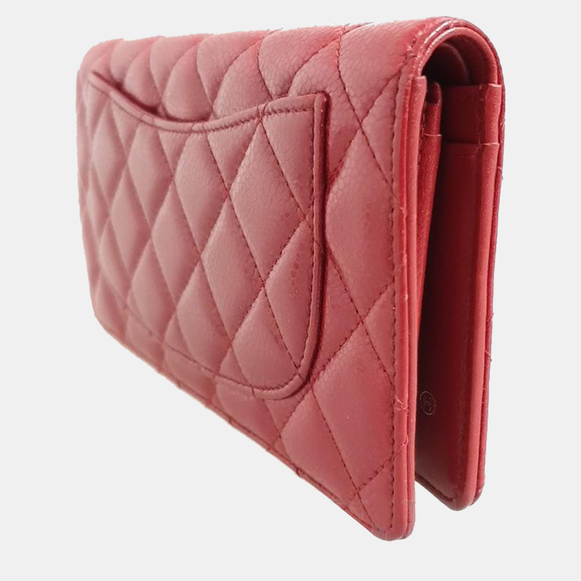 

Chanel Caviar Long Wallet, Red
