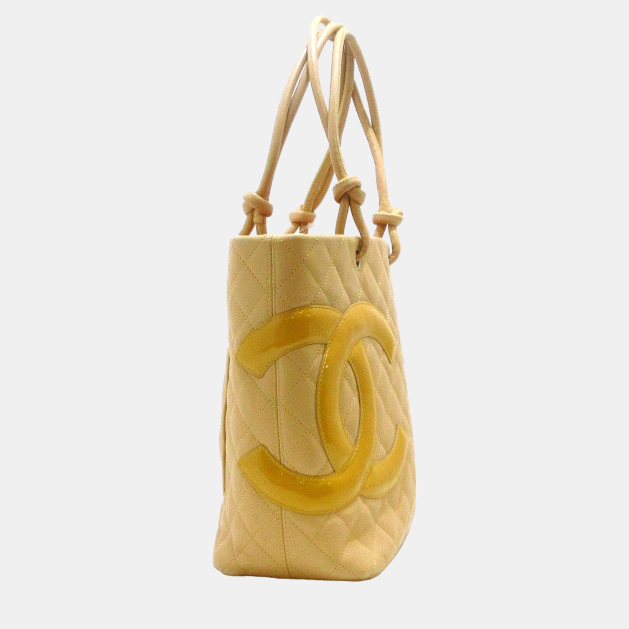 

Chanel Beige/Brown Medium Cambon Ligne Tote