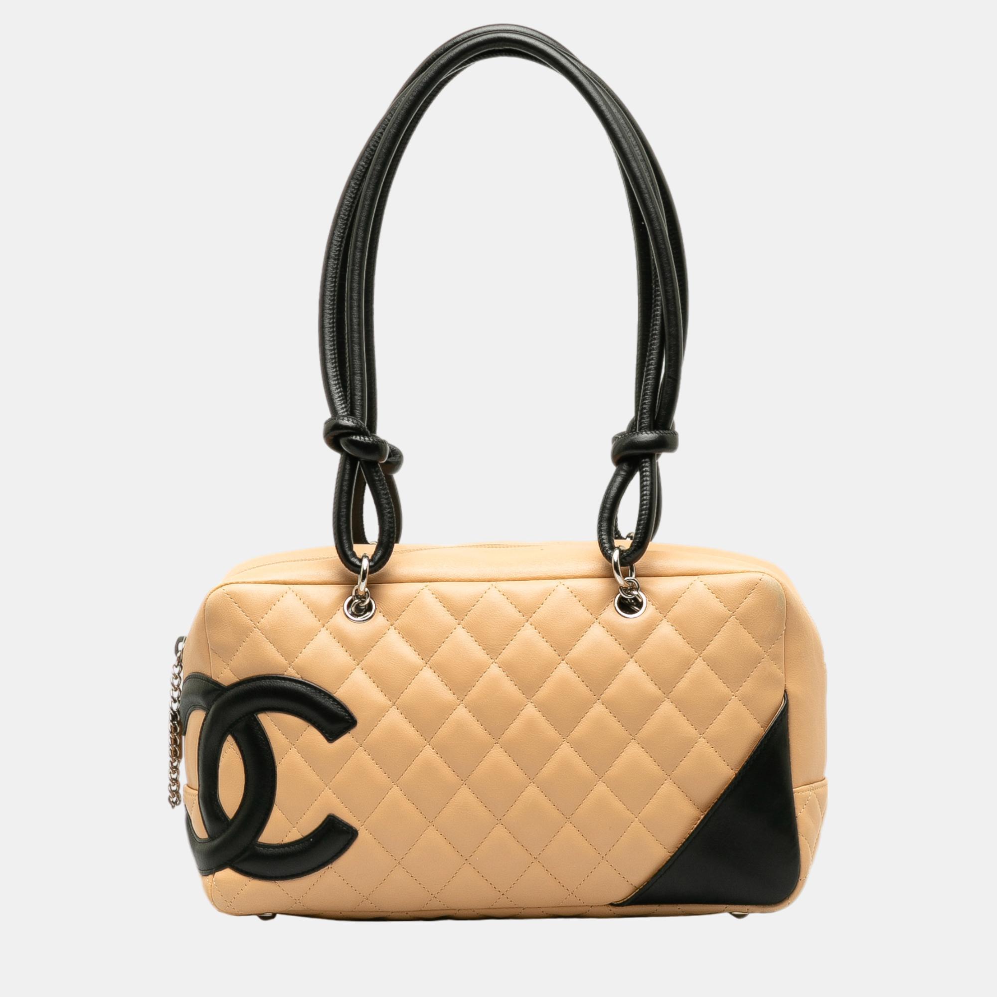 

Chanel Beige/Black Cambon Ligne Shoulder Bag
