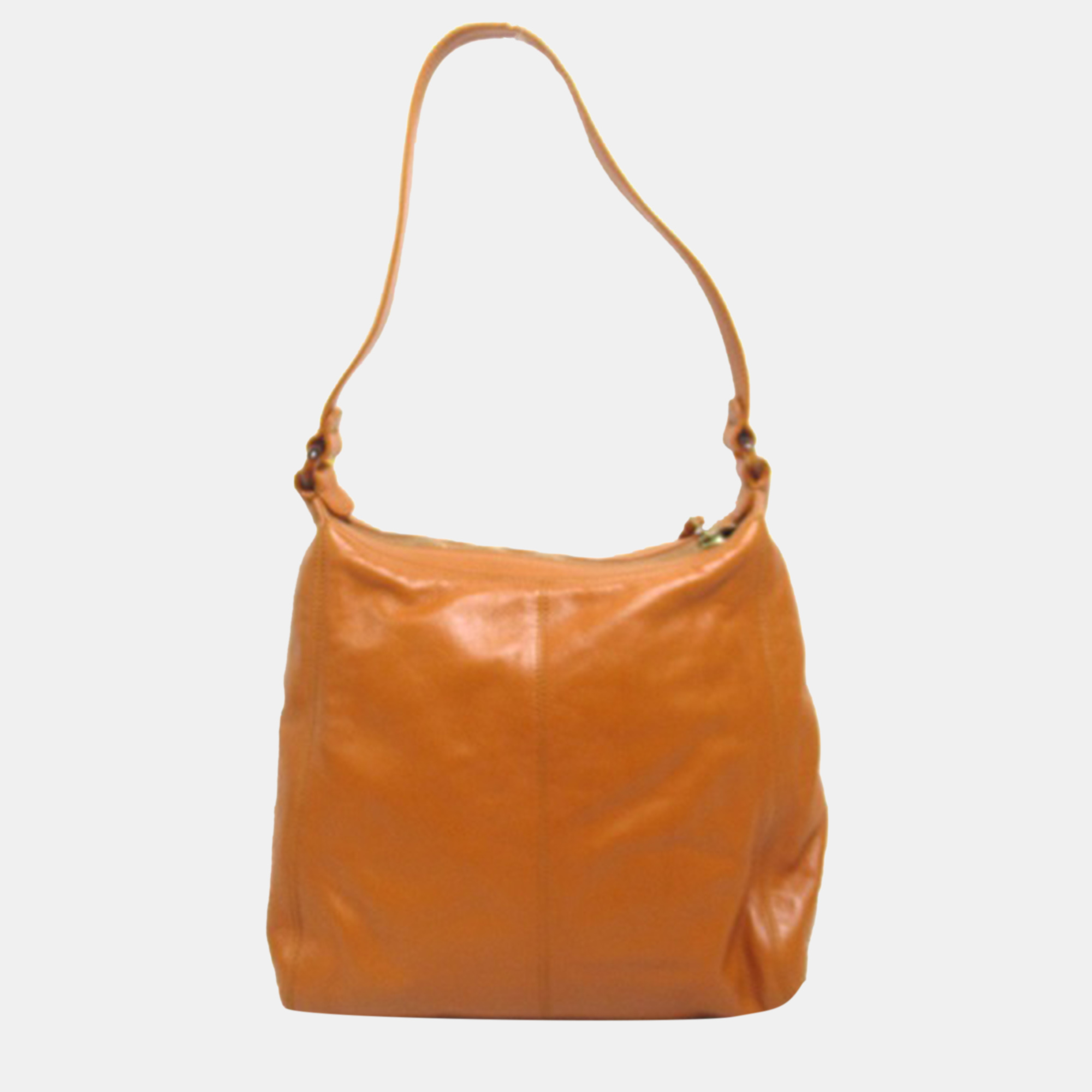 

Chanel Brown Leather CC Leather Hobo Bag