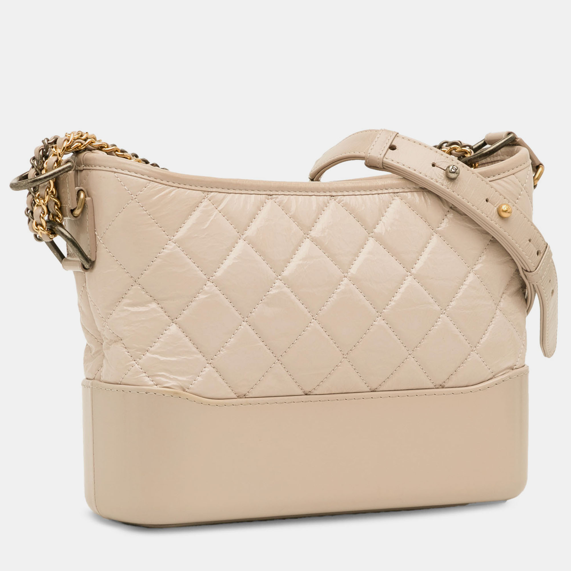 

Chanel Small Lambskin Gabrielle Crossbody Bag, Beige