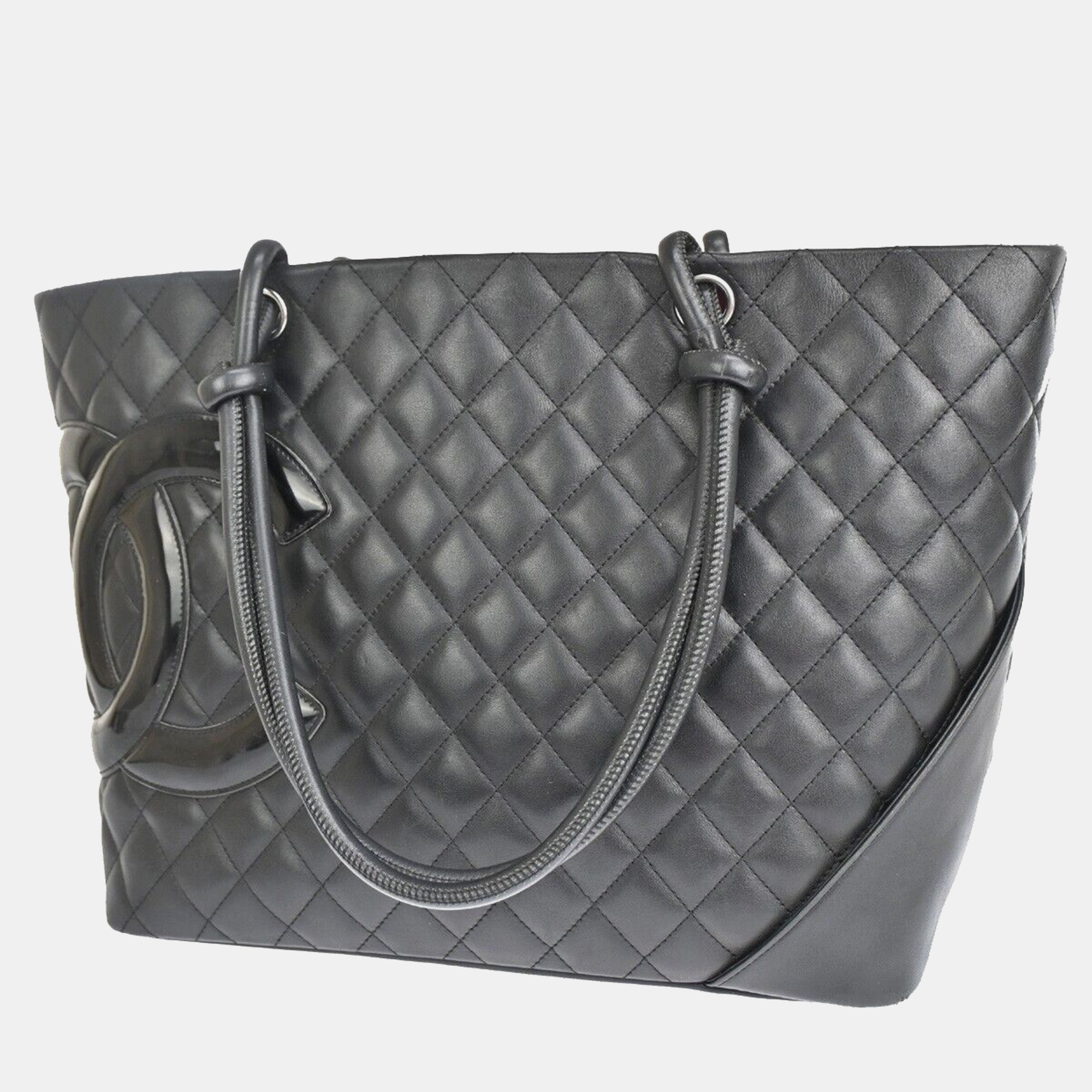 

Chanel Black Leather Cambon Shoulder Bag