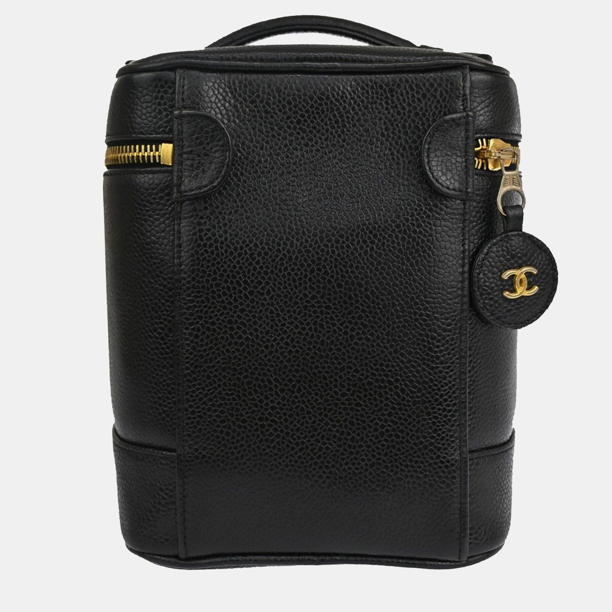 

Chanel Black Leather Vanity handbag