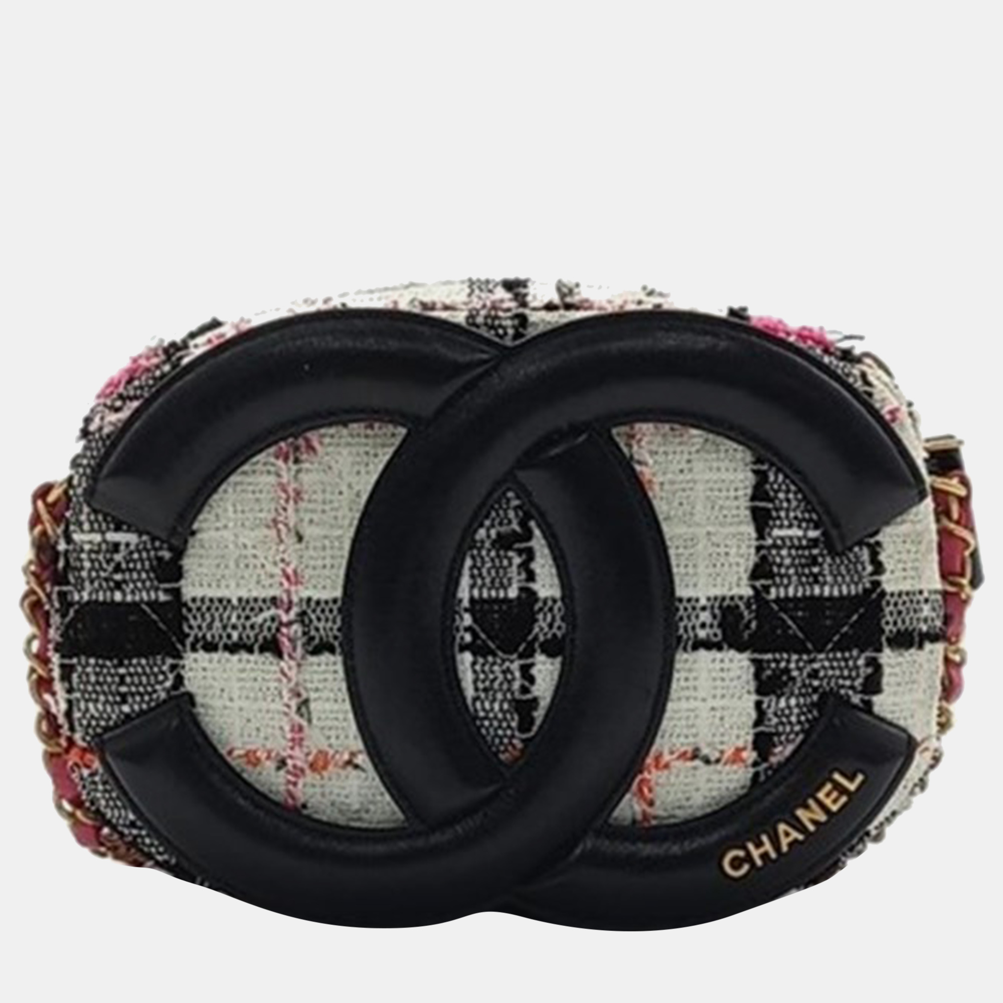 Pre-owned Chanel Tweed Crossbody Bag In Multicolor