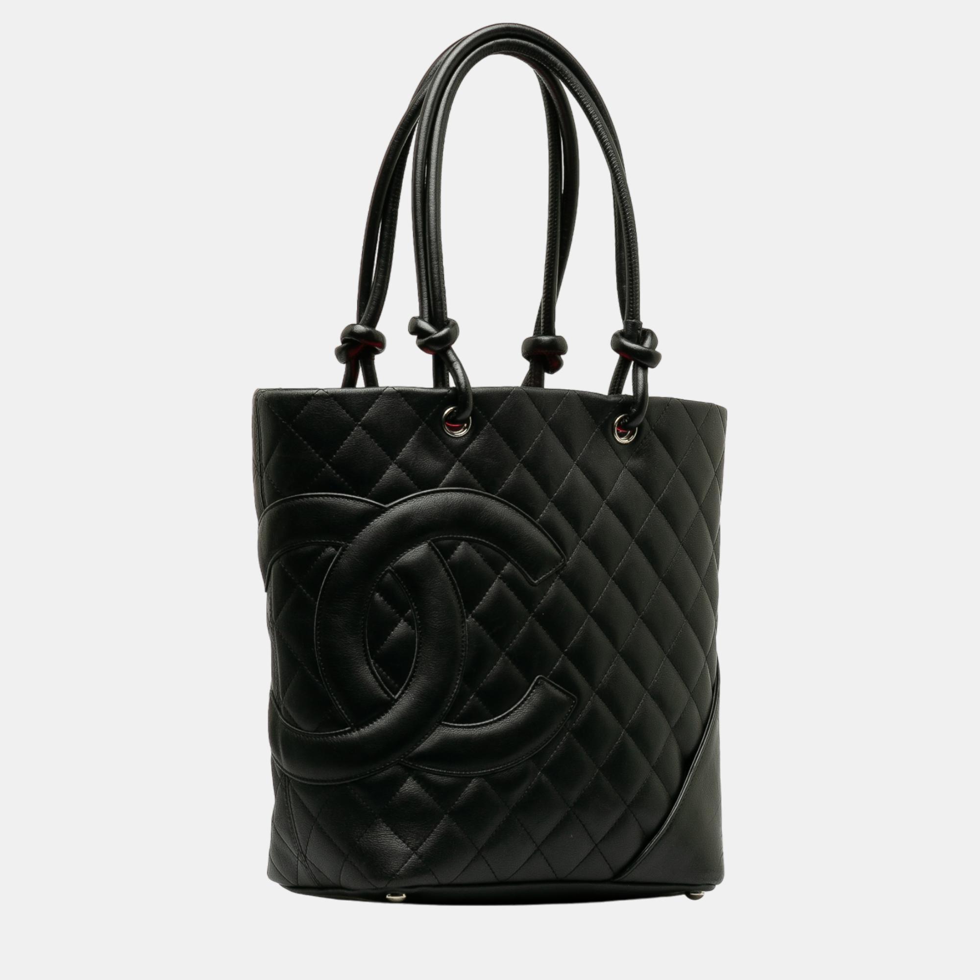 

Chanel Black Medium Cambon Ligne Tote