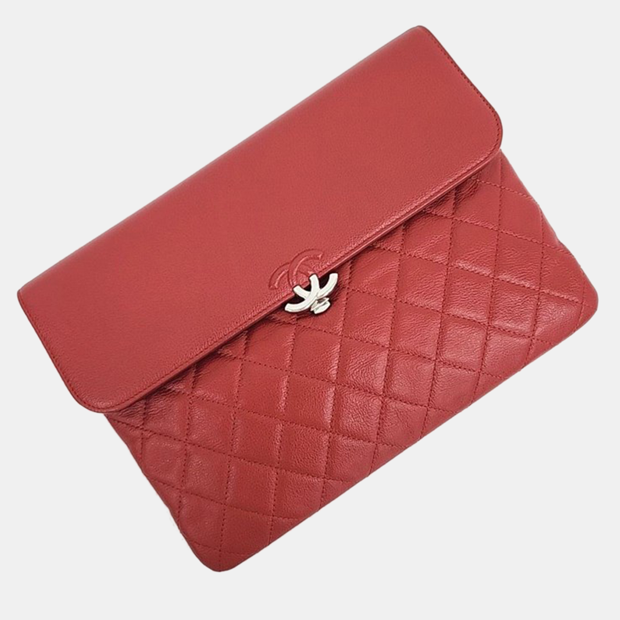 

Chanel Flap Clutch New Medium bag, Red