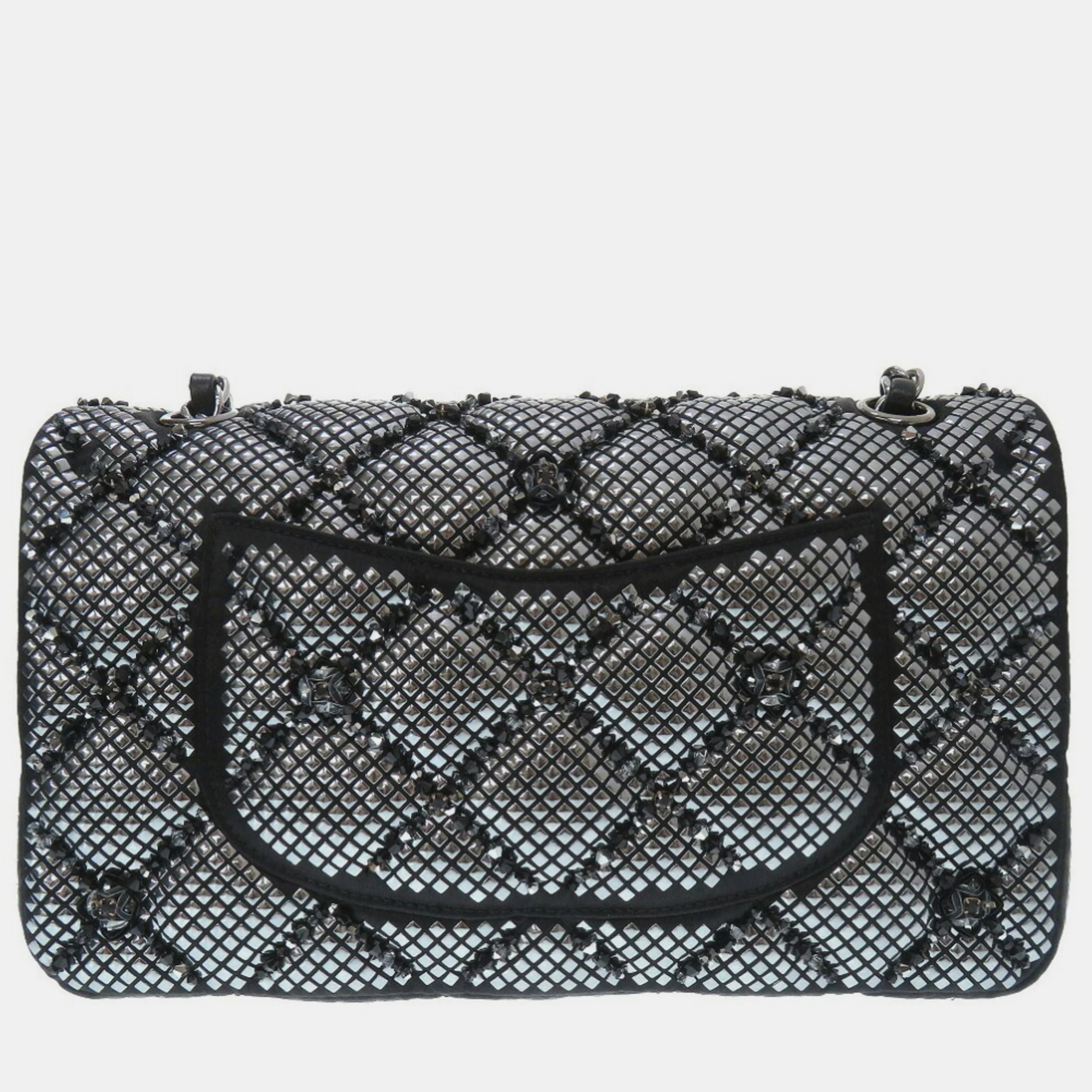 

Chanel Black Studded and Embellished Leather Classic Double Flap Bag